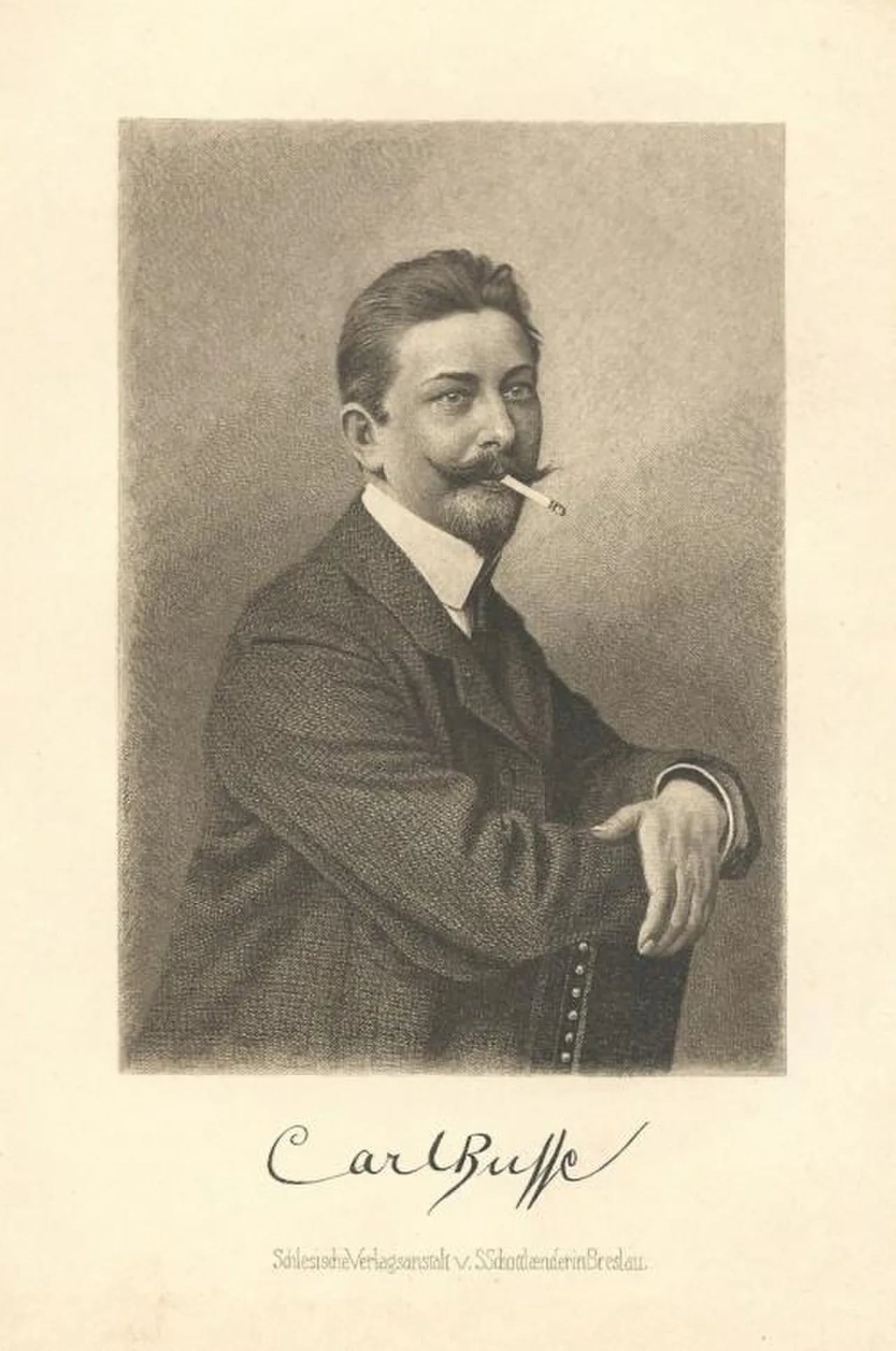Porträt von Carl Hermann Busse (1872–1918) – Gedenkseite