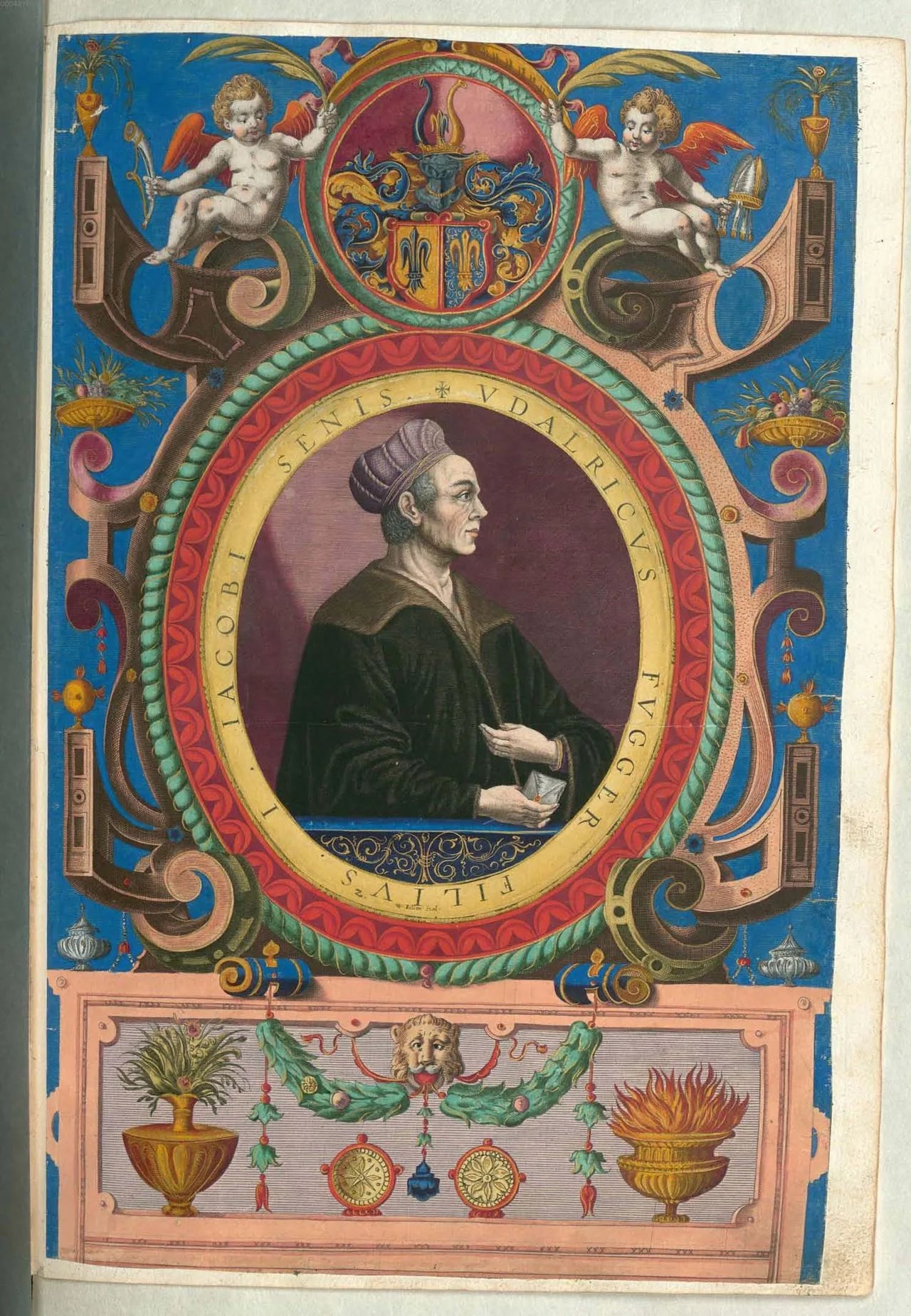 Porträt von Ulrich Fugger der Ältere (1441–1510) – Gedenkseite