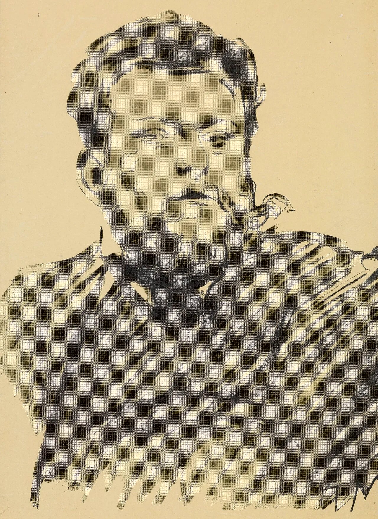Porträt von Jan Stanisławski (1860–1907) – Gedenkseite