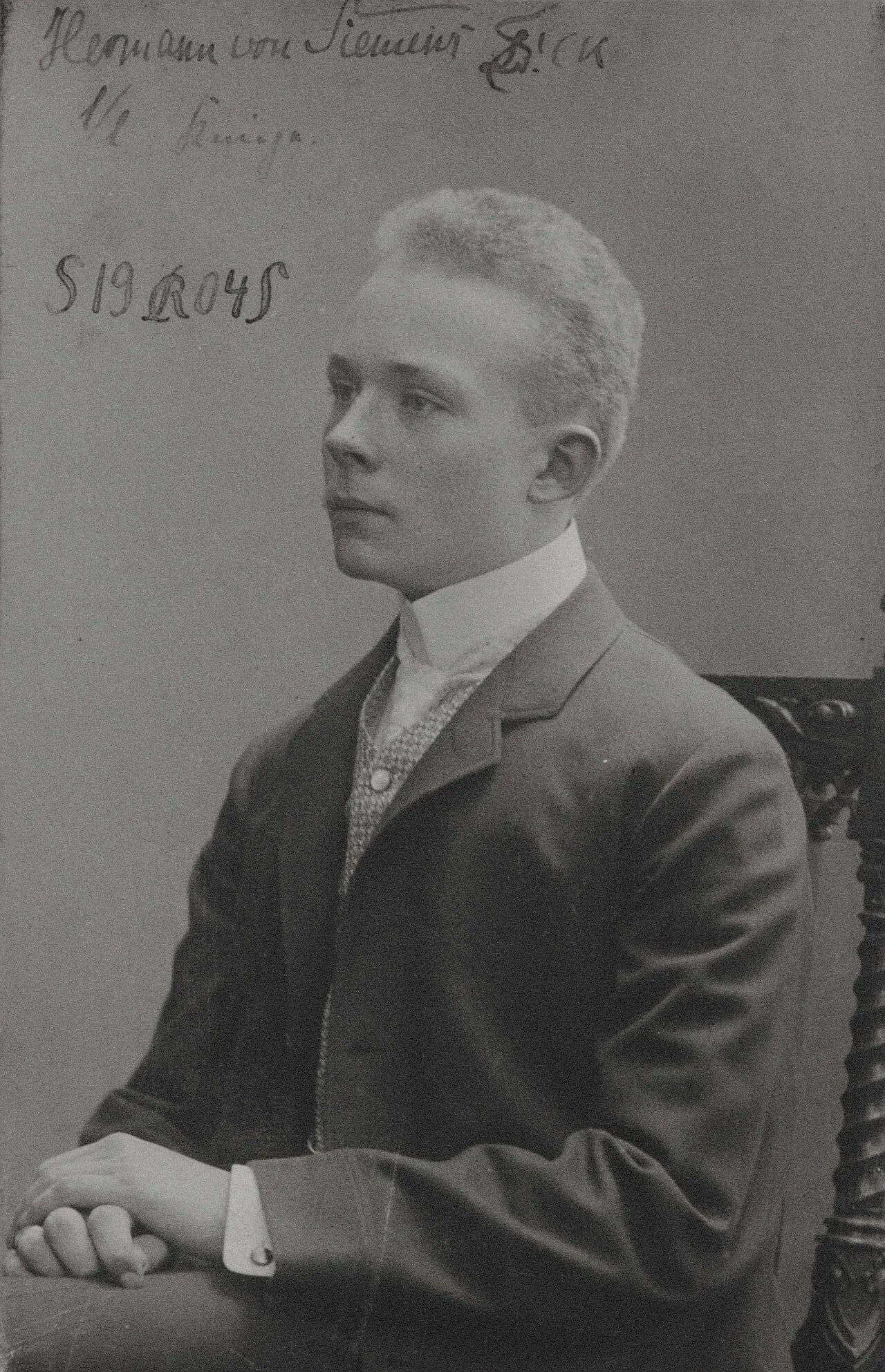 Portrait of Hermann von Siemens (1885–1986) – memorial page
