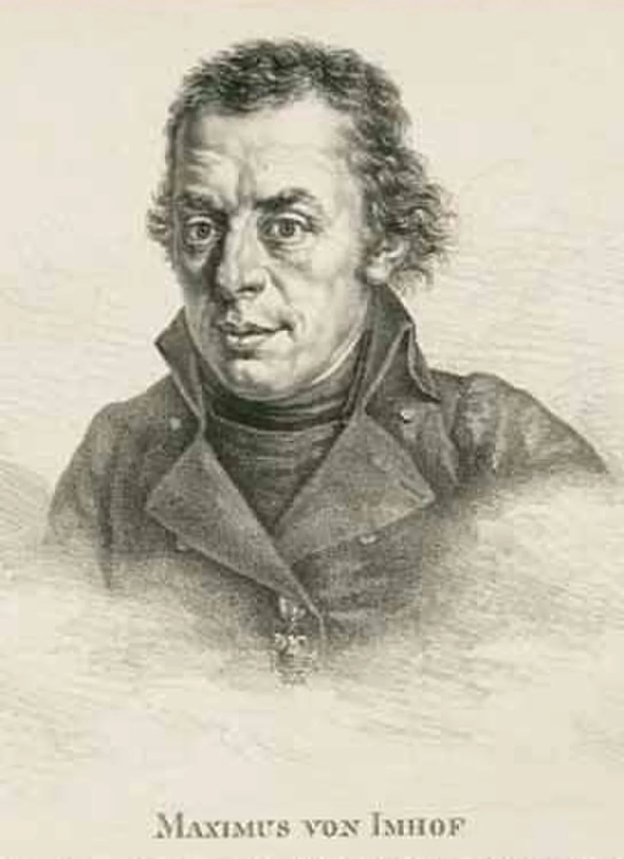 Porträt von Maximus von Imhof (1758–1817) – Gedenkseite