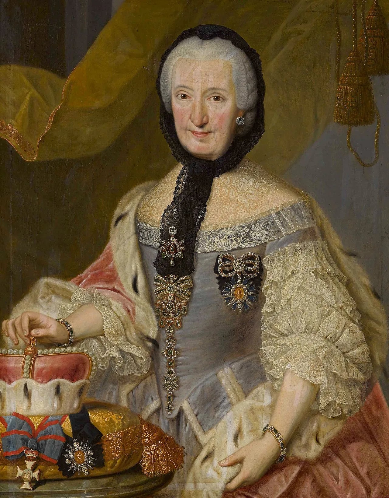 Porträt von Franziska Christine von Pfalz-Sulzbach (1696–1776) – Gedenkseite