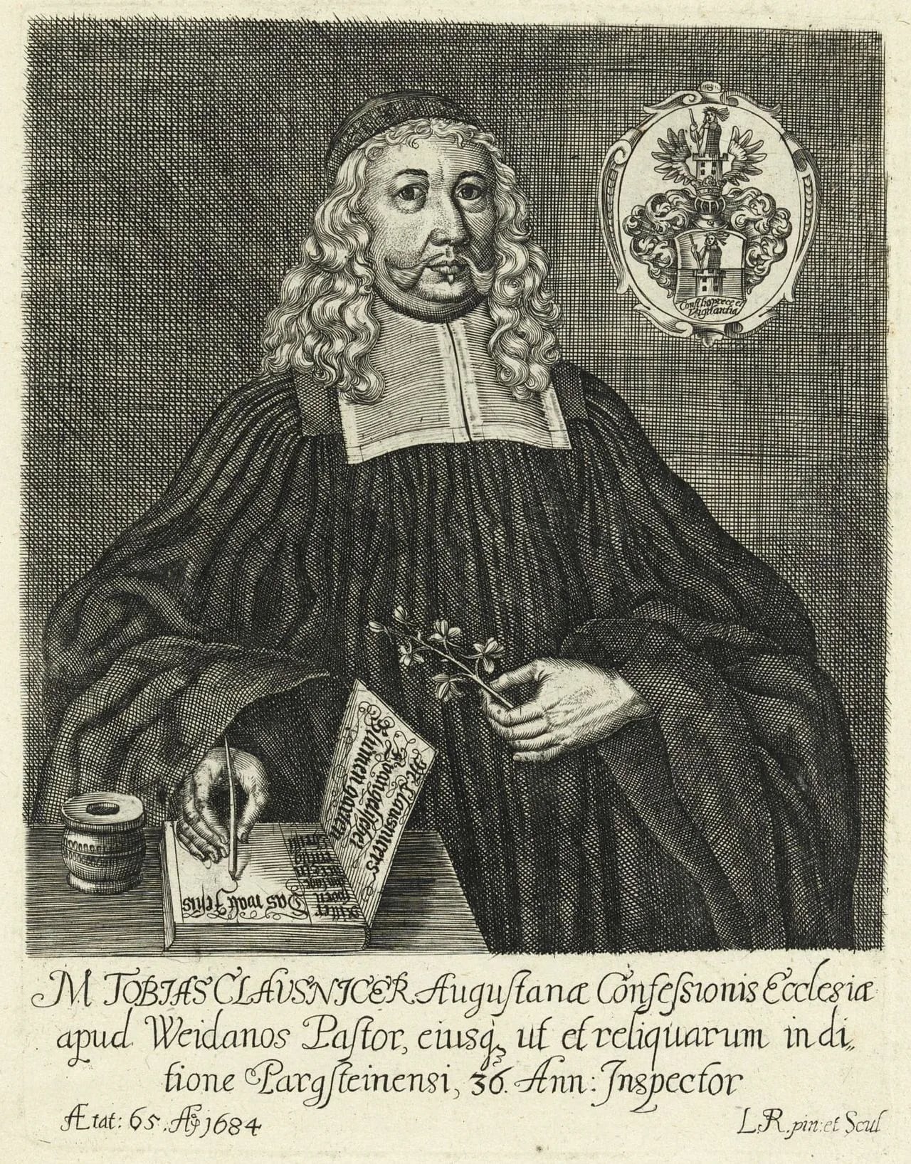 Porträt von Tobias Clausnitzer (1619–1684) – Gedenkseite