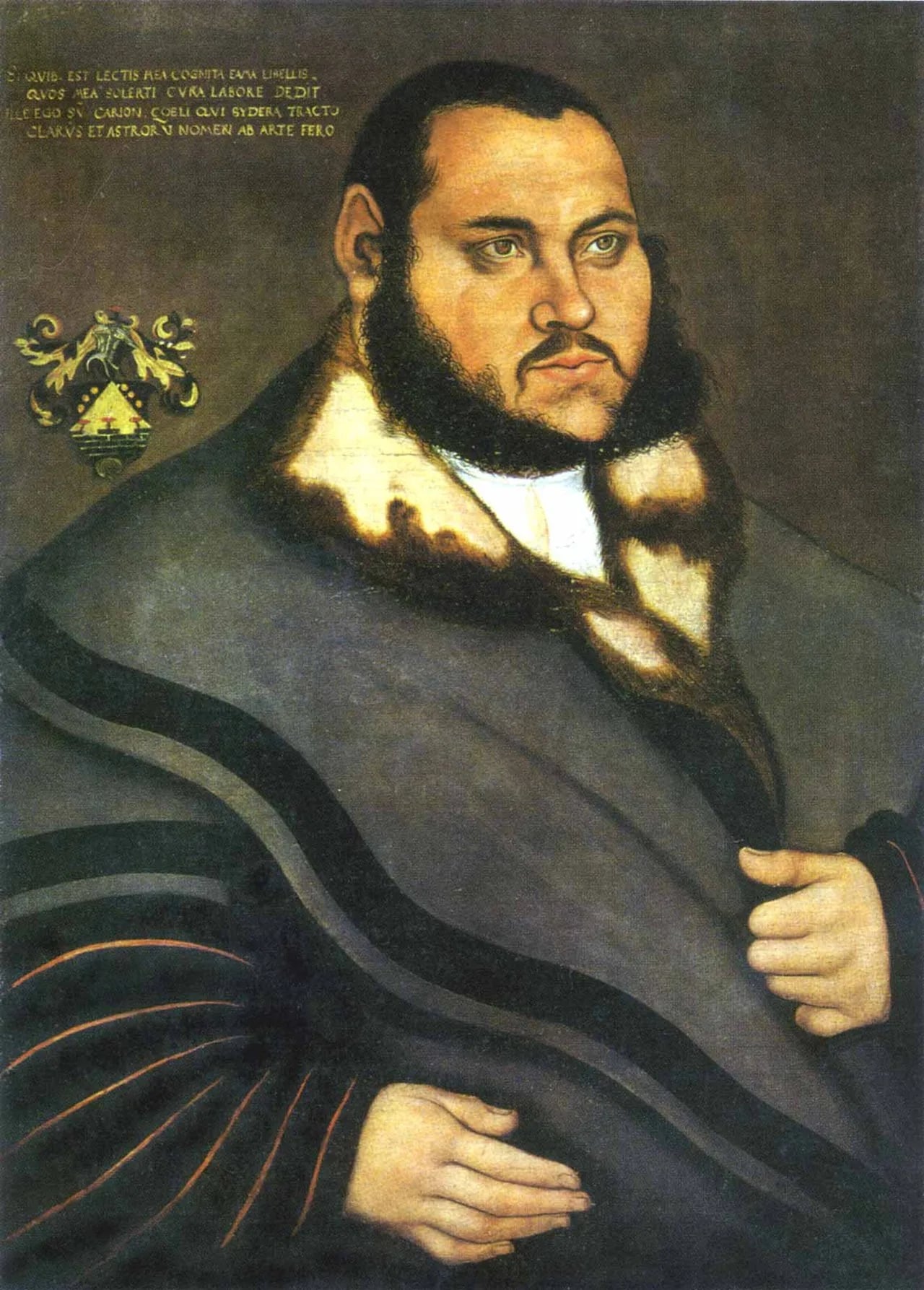 Porträt von Johannes Carion (1499–1537) – Gedenkseite