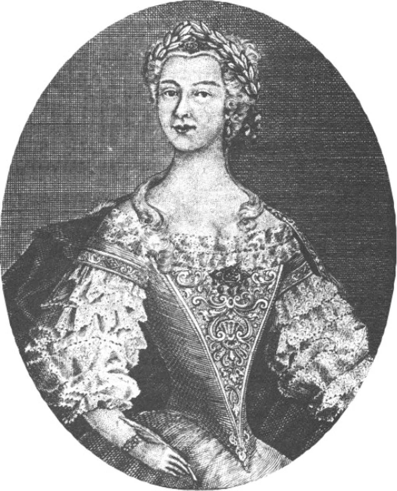 Porträt von Sidonia Hedwig Zäunemann (1711–1740) – Gedenkseite