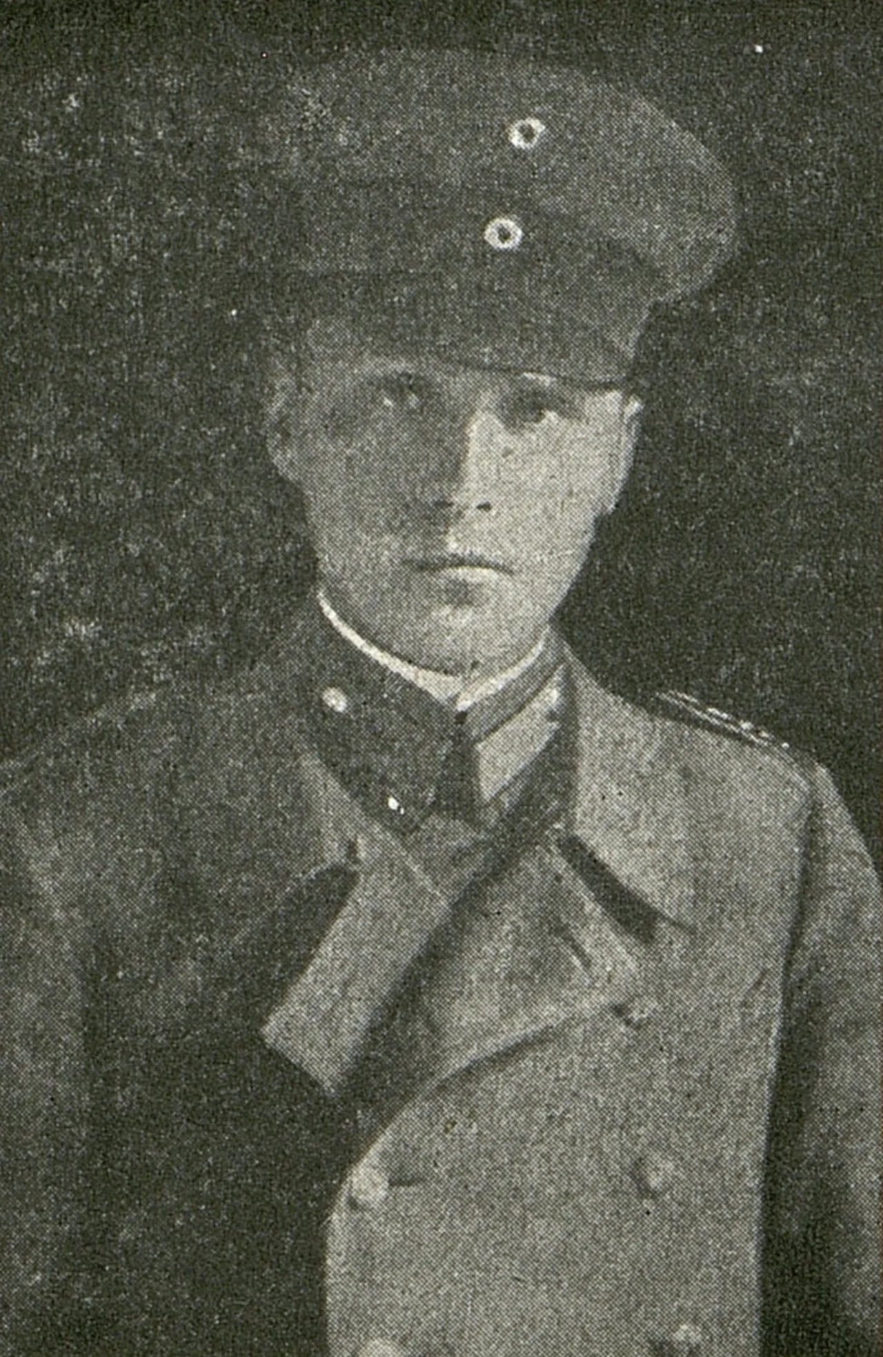 Porträt von Ernst Hess (1893–1917) – Gedenkseite