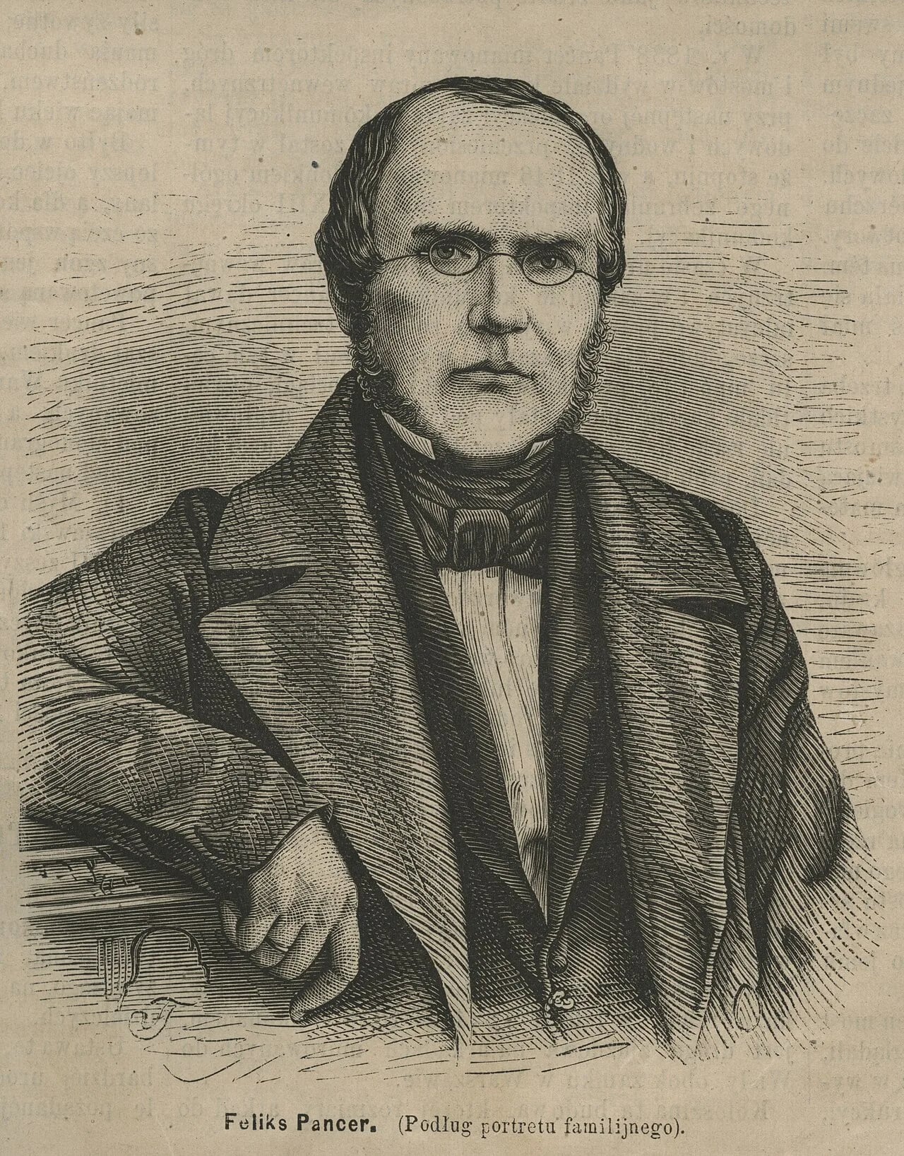 Porträt von Felicjan Feliks Pancer (1798–1851) – Gedenkseite
