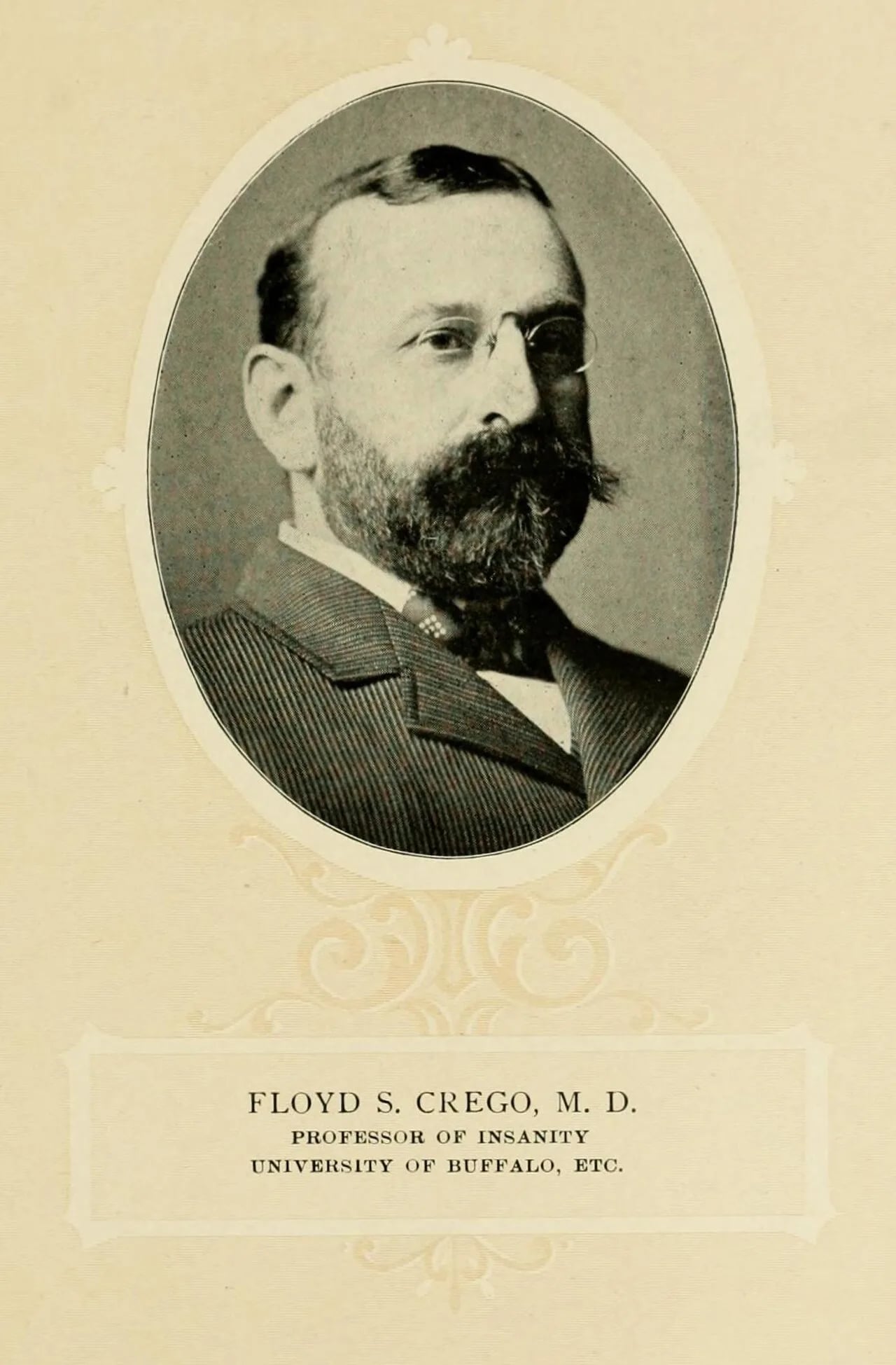 Portrait of Floyd S. Crego (1856–1919) – memorial page