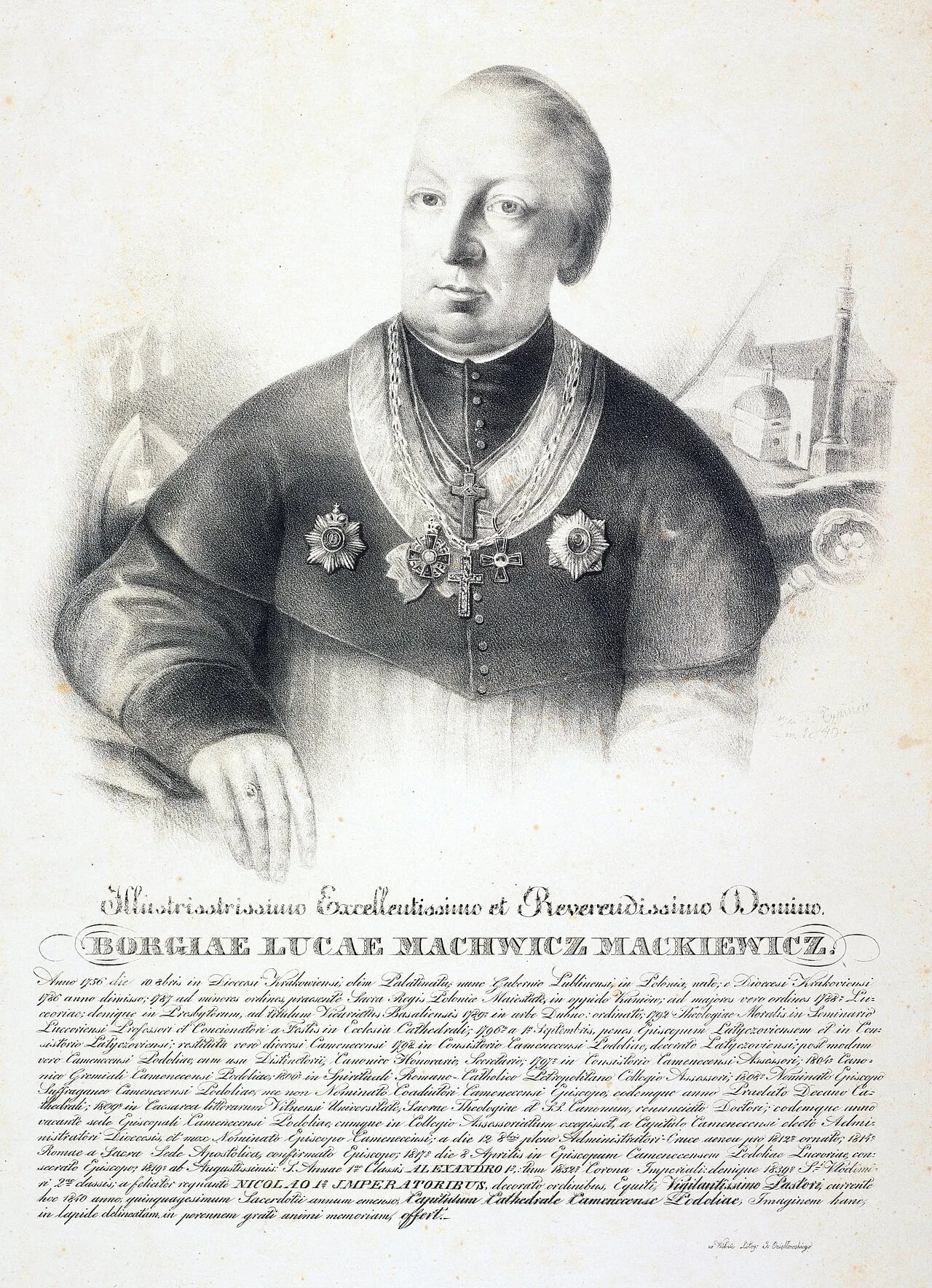 Portrait of Franciszek Mackiewicz (1765–1842) – memorial page