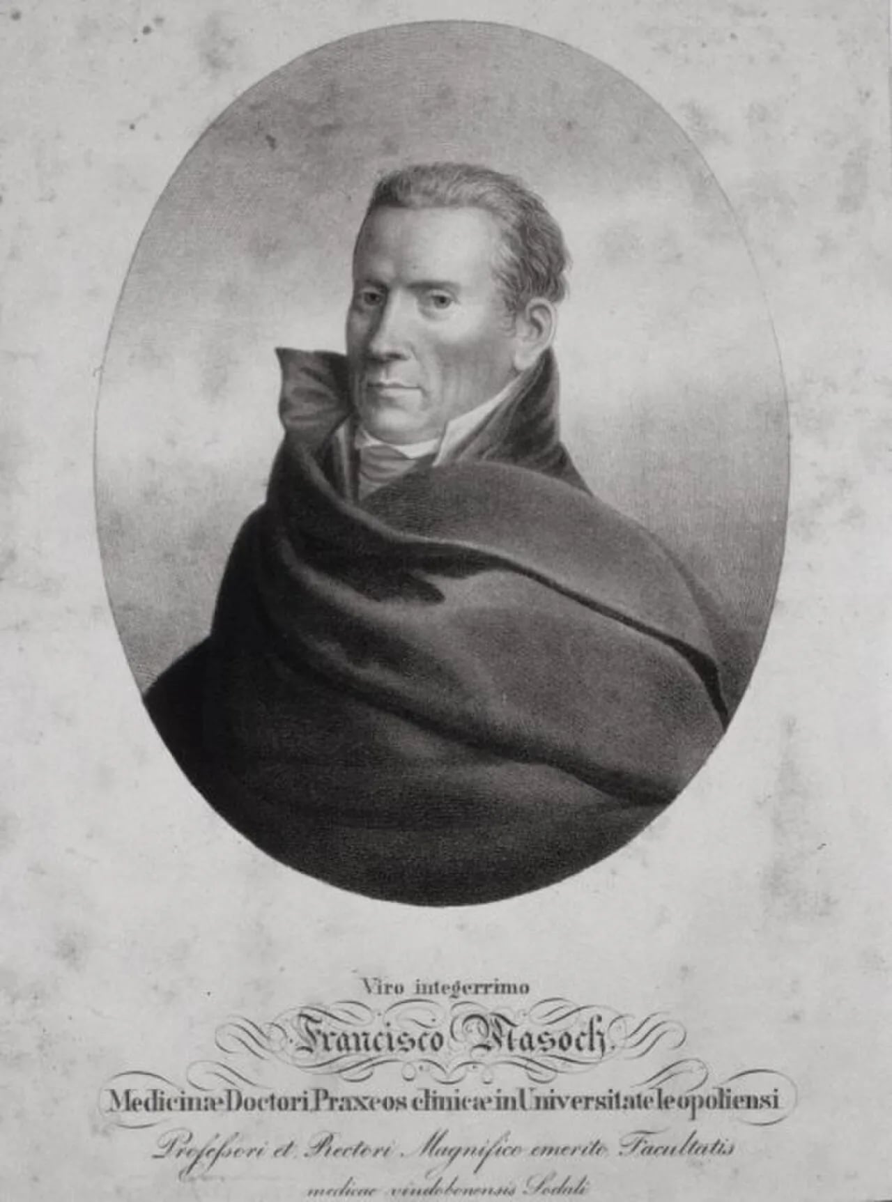 Porträt von Franciszek Masoch (1763–1845) – Gedenkseite