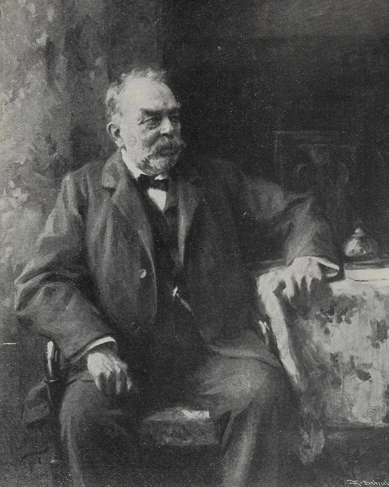 Porträt von Friedrich Bernhardi (1838–1916) – Gedenkseite