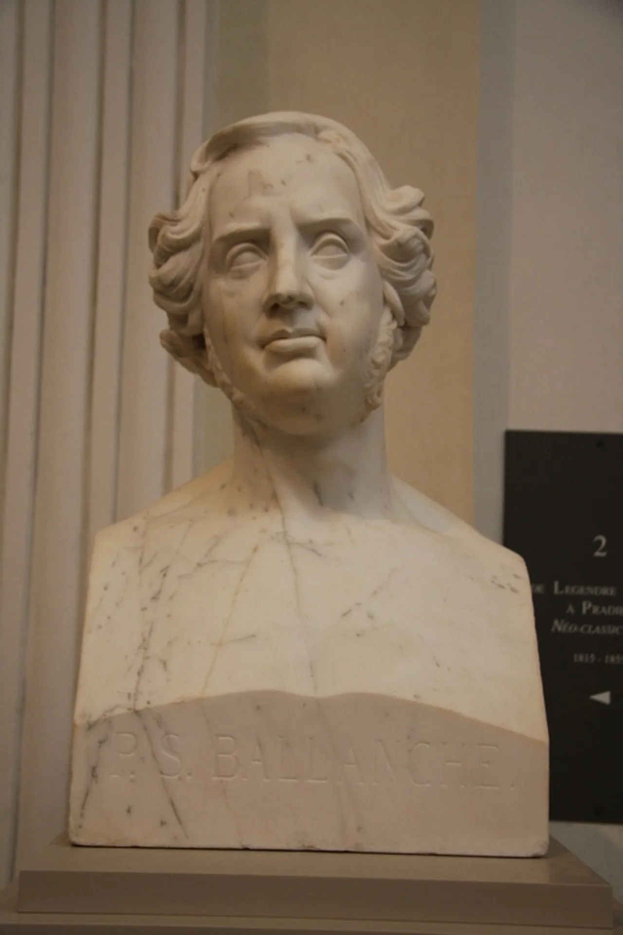 Porträt von Pierre-Simon Ballanche (1776–1847) – Gedenkseite