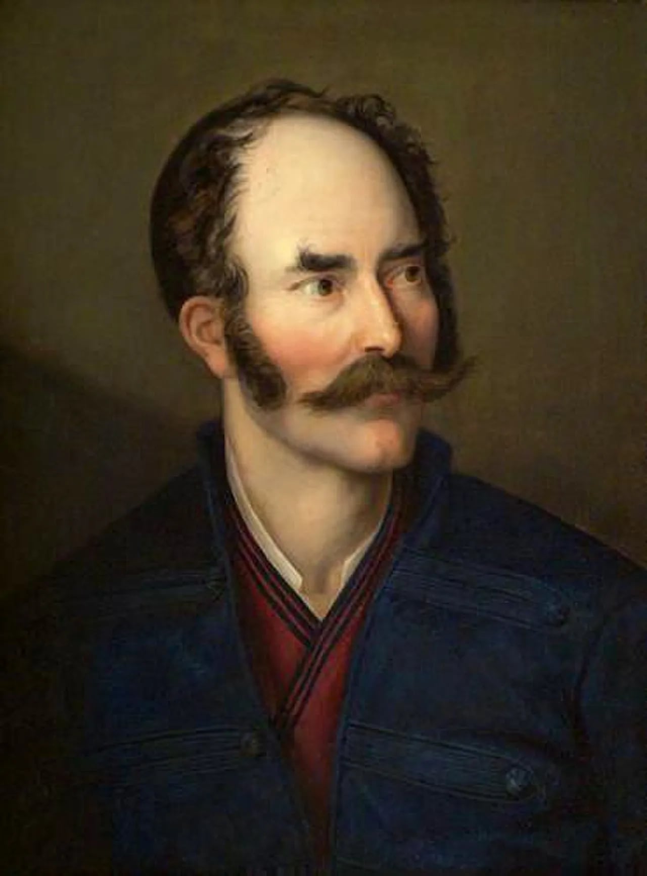 Porträt von Sima Milutinović (1791–1847) – Gedenkseite