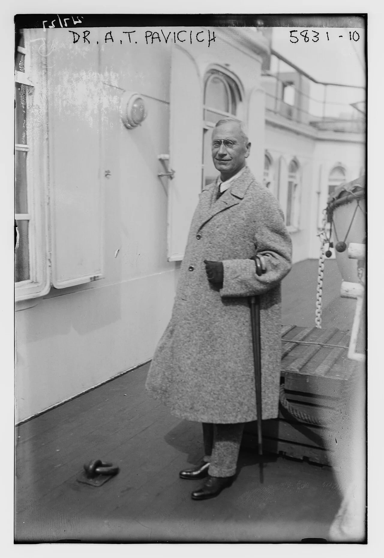Porträt von Ante Tresić-Pavičić (1867–1949) – Gedenkseite
