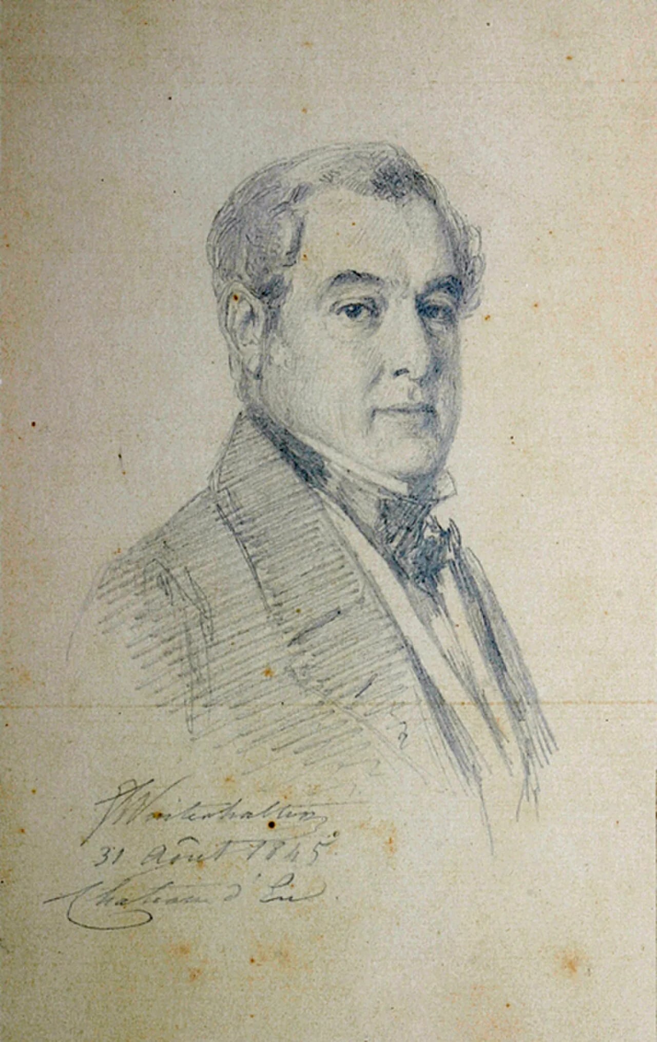 Portrait of Jean Vatout (1791–1848) – memorial page