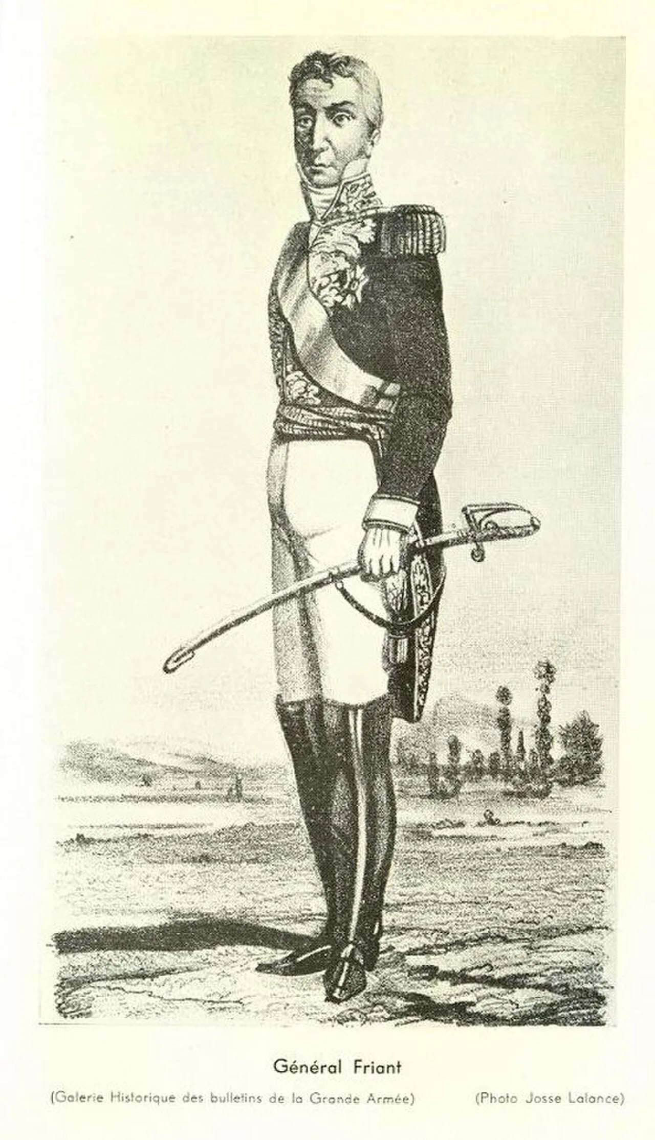 Porträt von Louis de Friant (1758–1829) – Gedenkseite