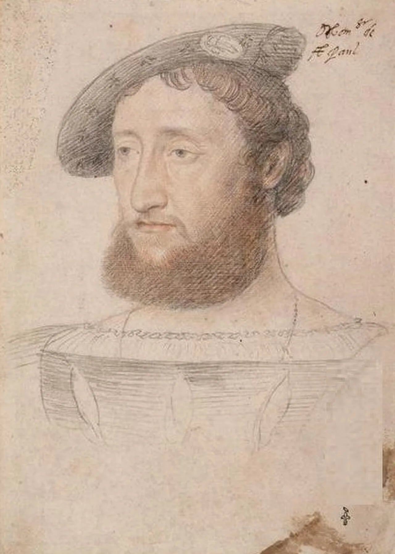 Porträt von François I. de Bourbon-Saint-Pol (1491–1545) – Gedenkseite
