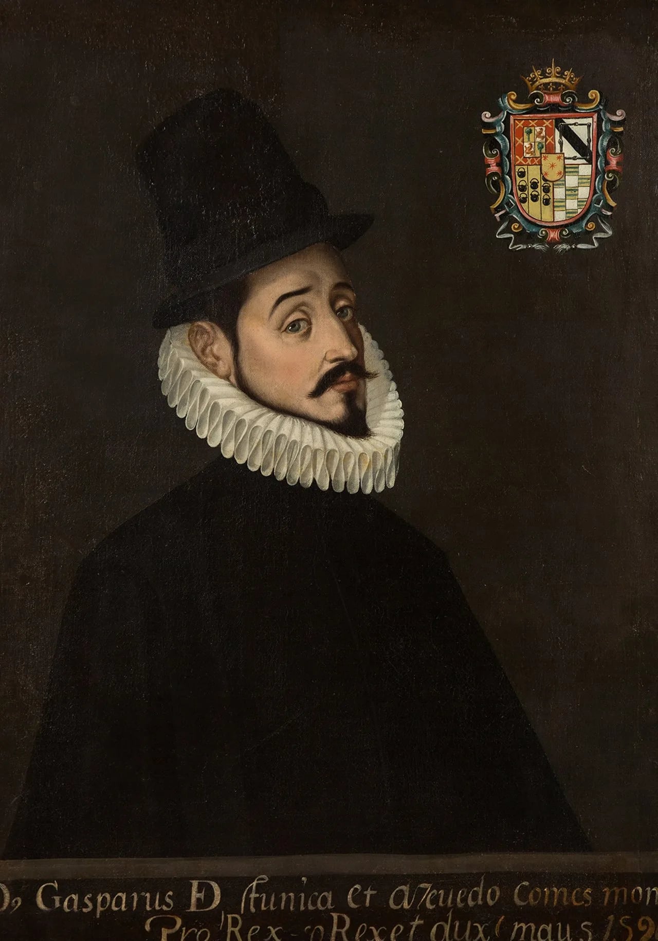 Porträt von Gaspar de Zúñiga y Acevedo (1560–1606) – Gedenkseite