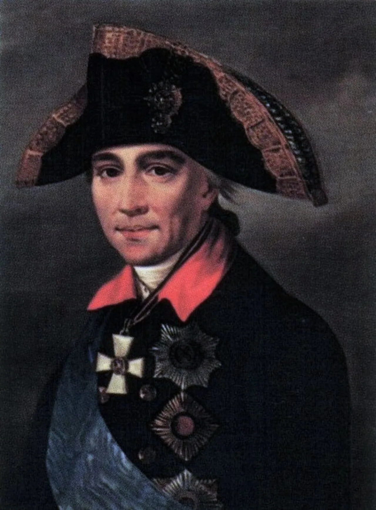 Porträt von Michail Fedotowitsch Kamenski (1738–1809) – Gedenkseite