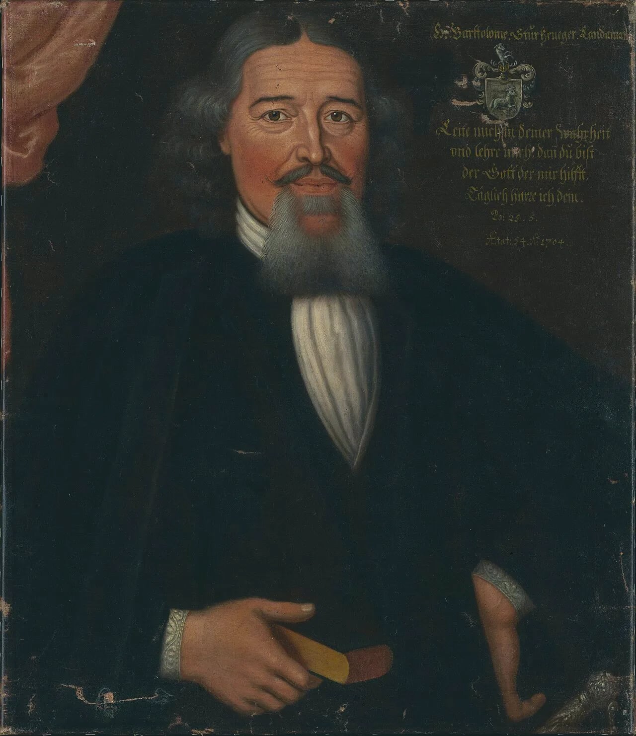 Porträt von Bartholome Sturzenegger (1650–1709) – Gedenkseite