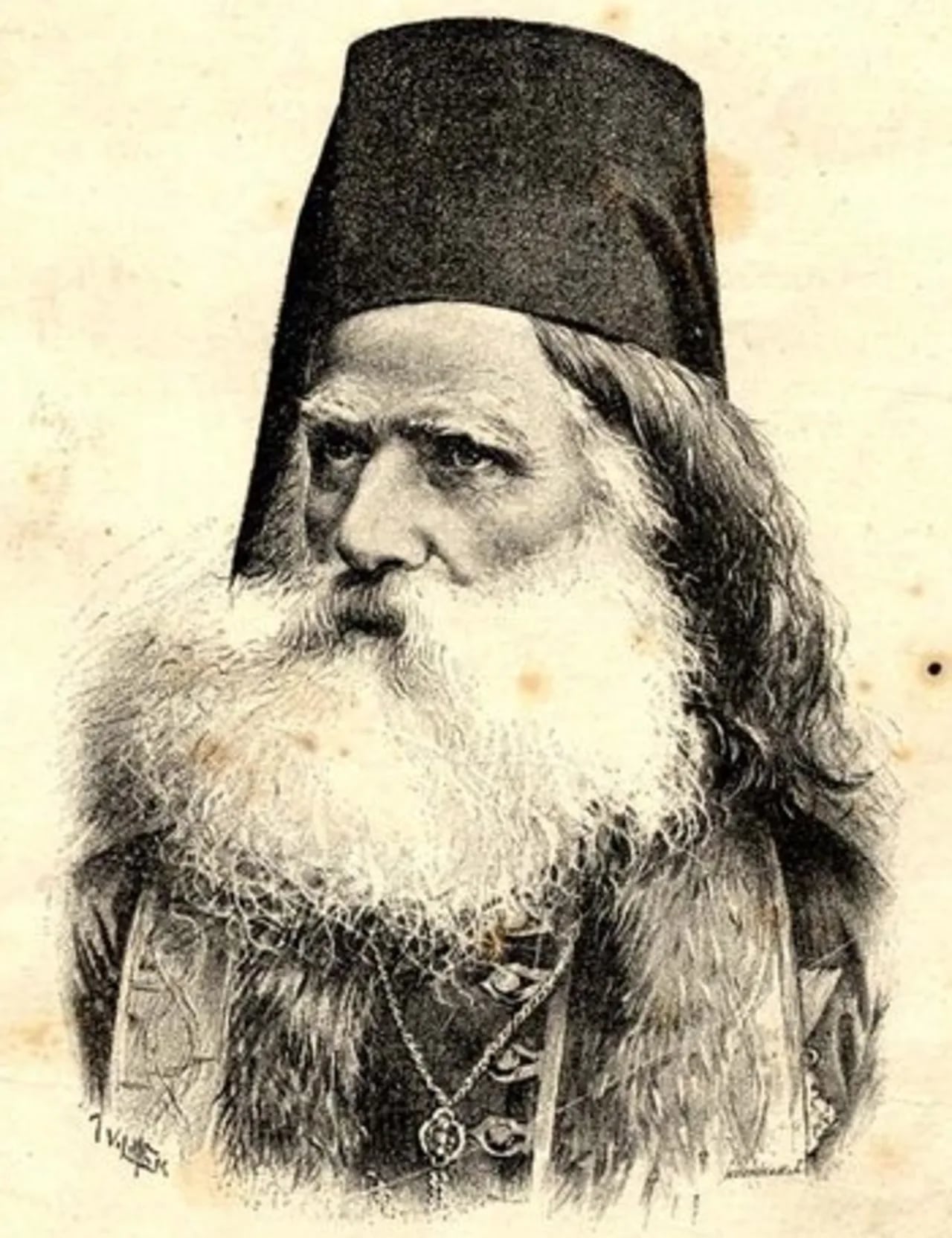 Porträt von Serafin (1827–1903) – Gedenkseite