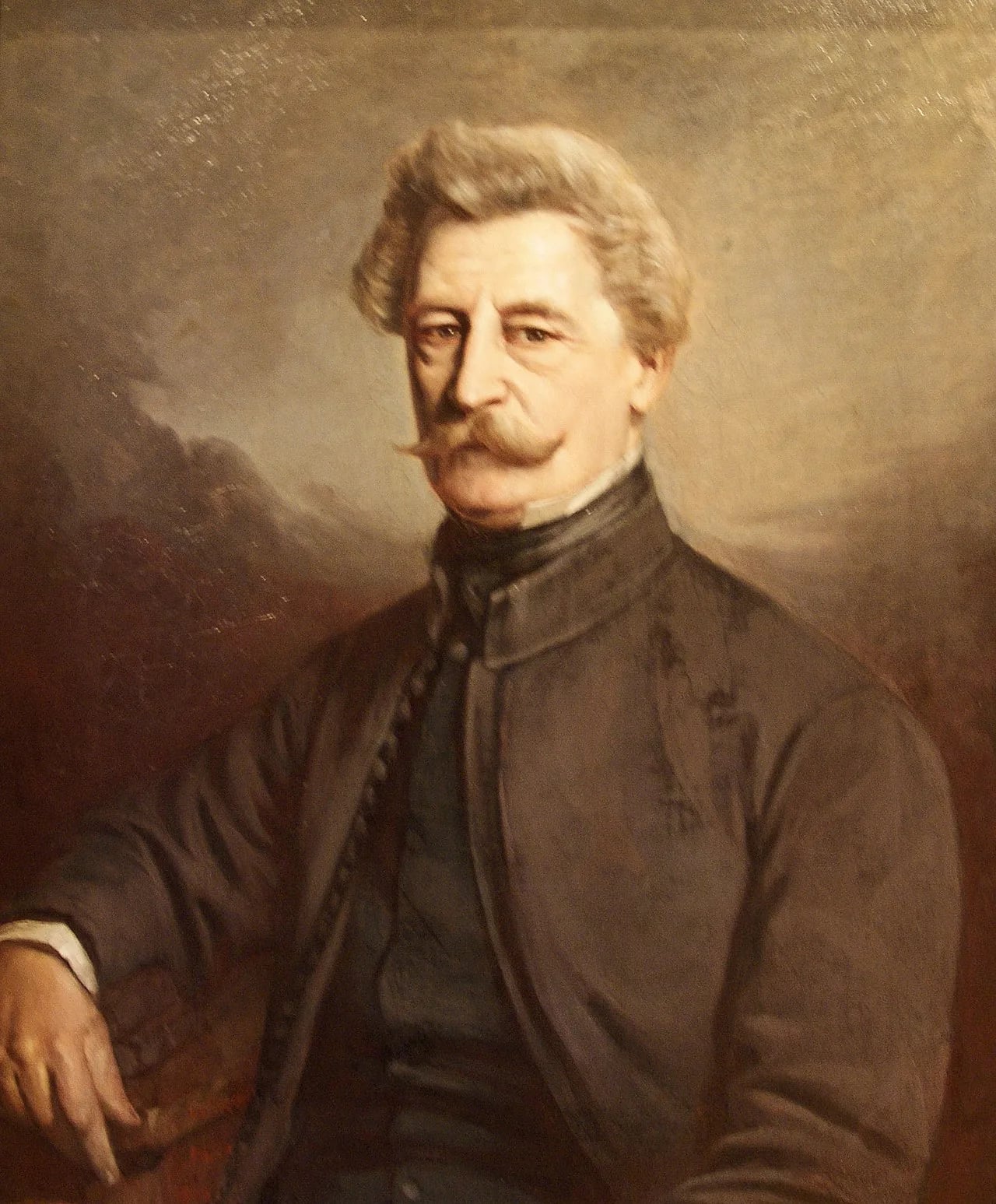 Porträt von Seweryn Józef Stanisław Mielżyński (1804–1872) – Gedenkseite