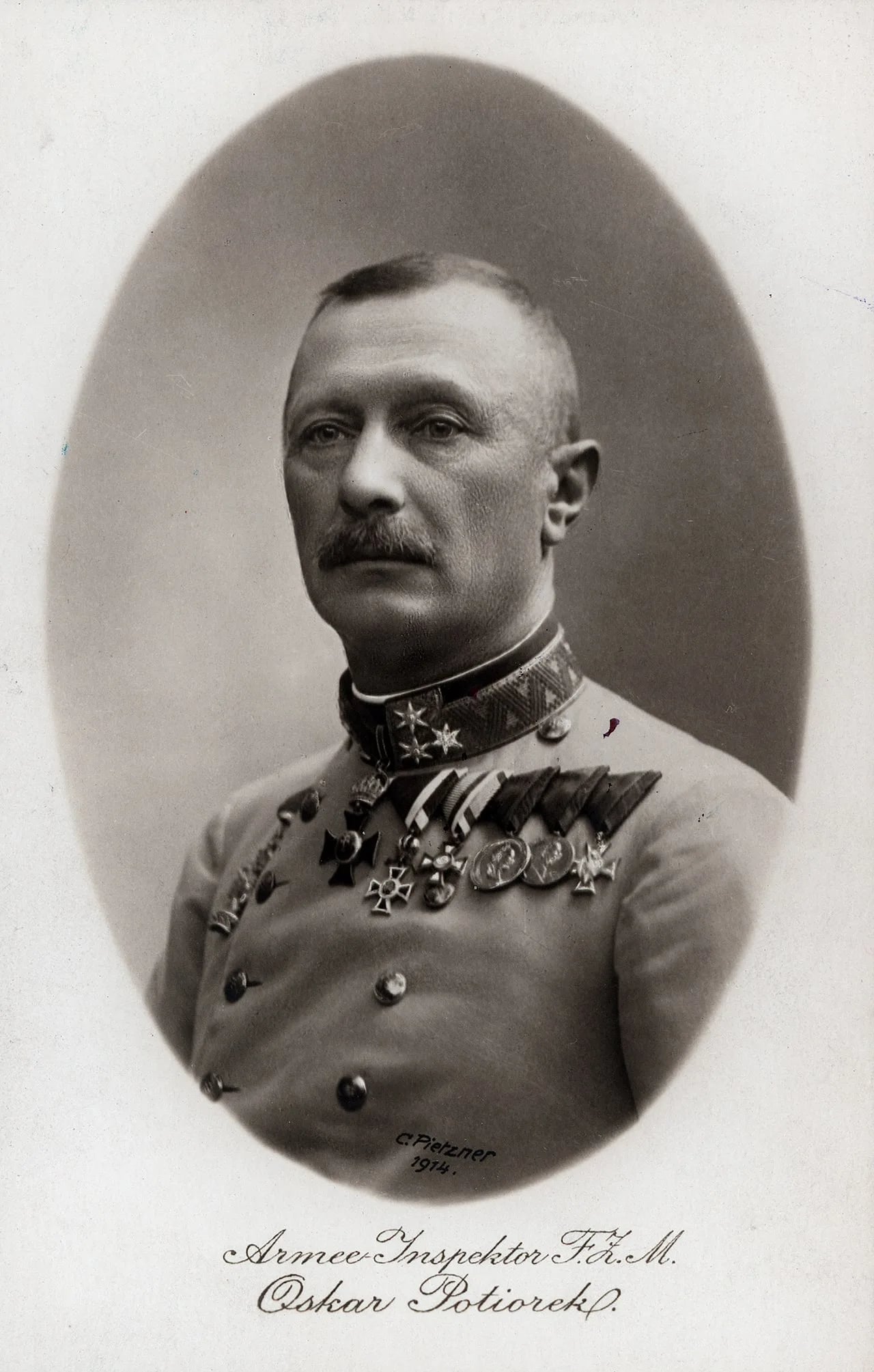 Porträt von Oskar Potiorek (1853–1933) – Gedenkseite