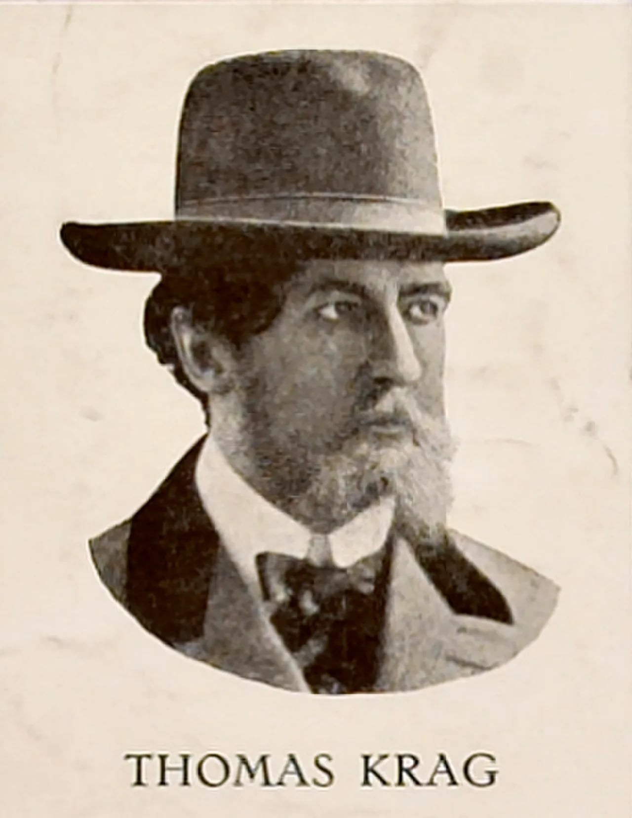 Portrait of Thomas Peter Krag (1868–1913) – memorial page