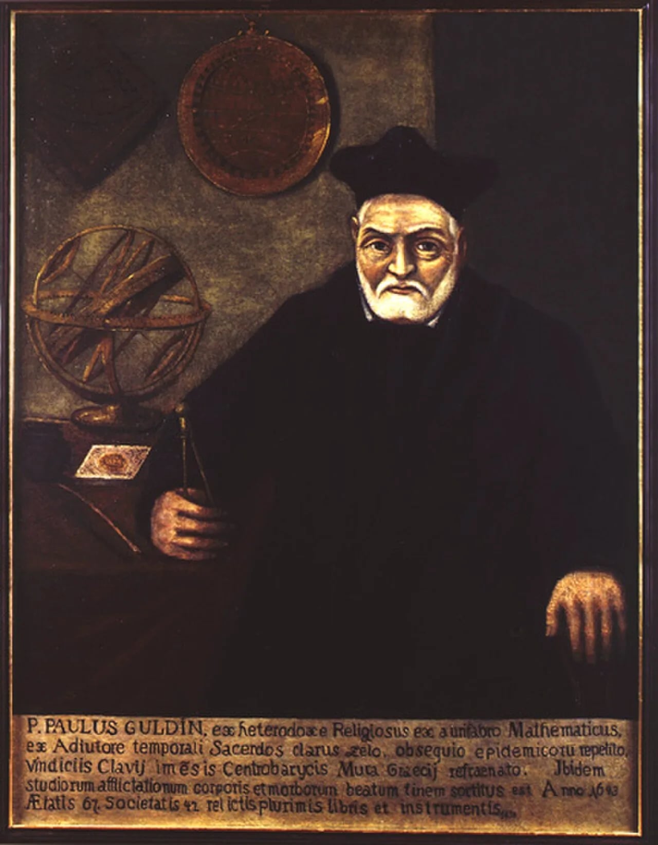 Porträt von Paul Guldin (1577–1643) – Gedenkseite