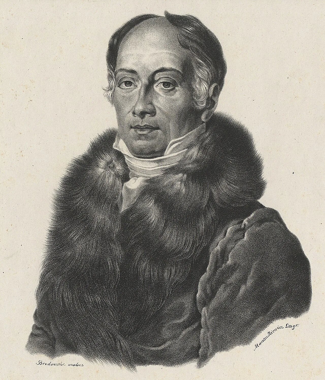 Porträt von Tadeusz Mostowski (1766–1842) – Gedenkseite