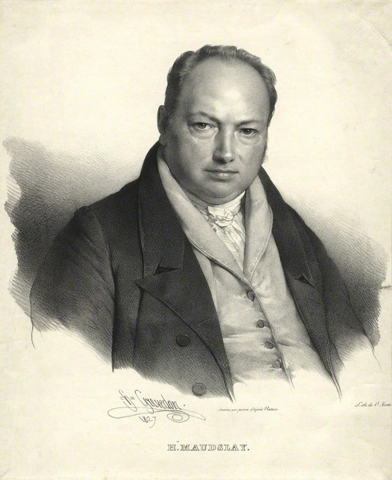 Porträt von Henry Maudslay (1771–1831) – Gedenkseite