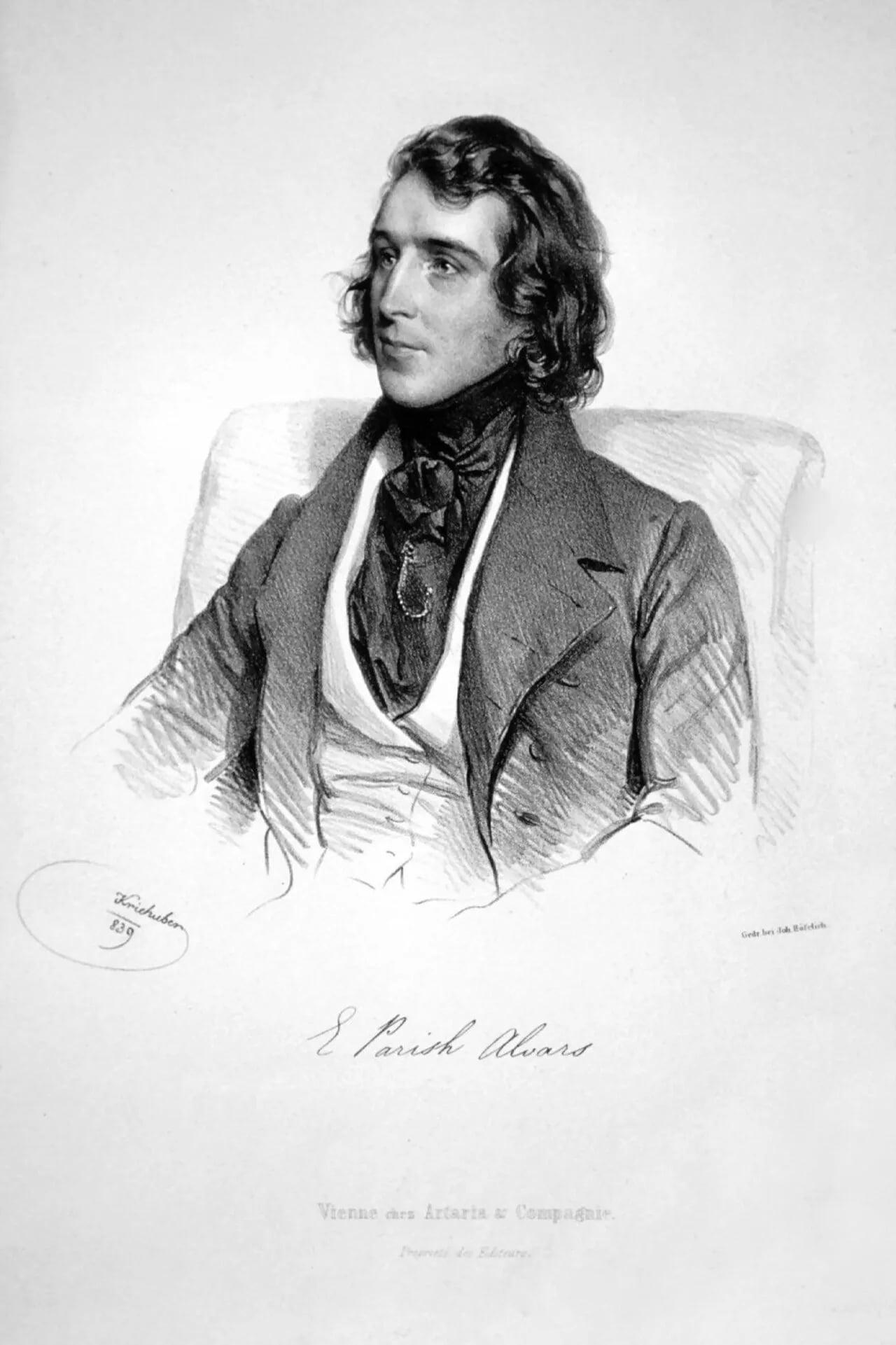 Portrait of Elias Parish Alvars (1808–1849) – memorial page