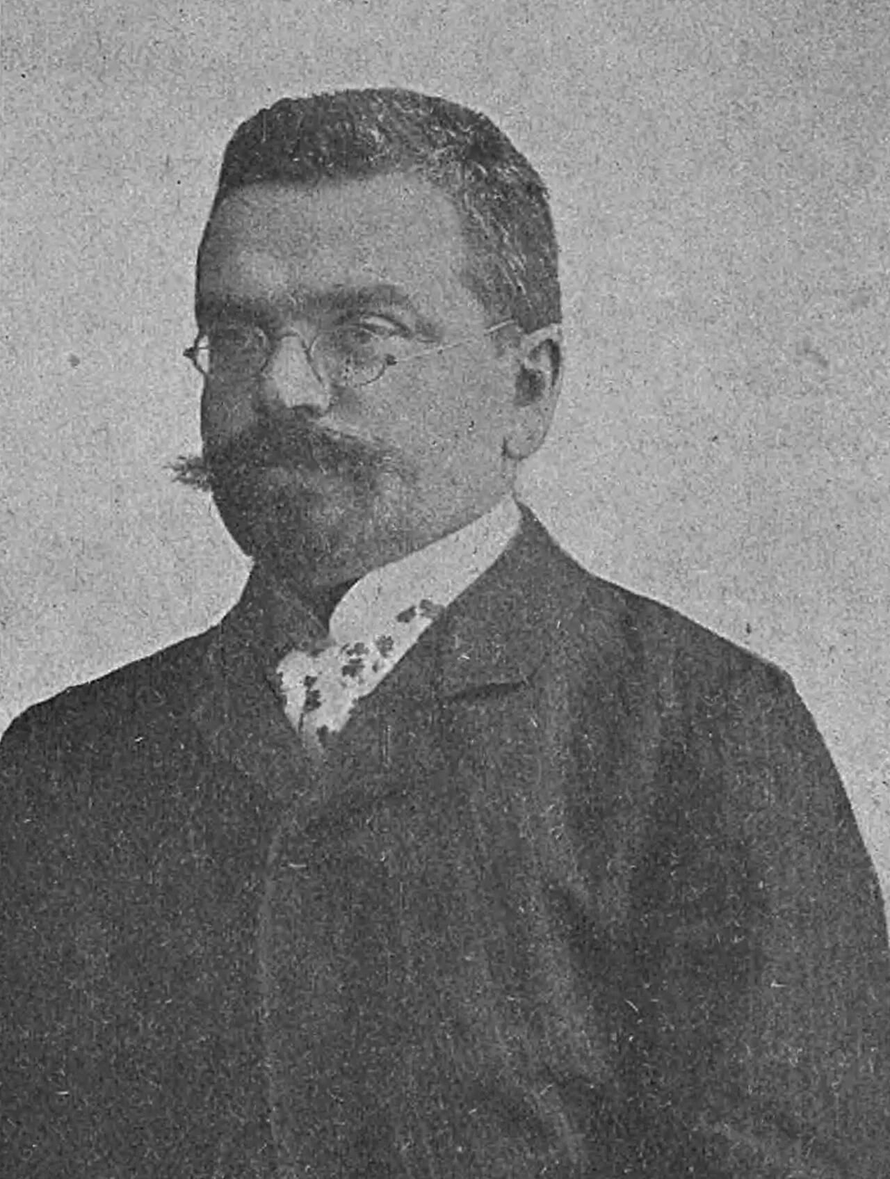 Porträt von Volodymyr Julijanovyč Ochrymovyč (1870–1931) – Gedenkseite