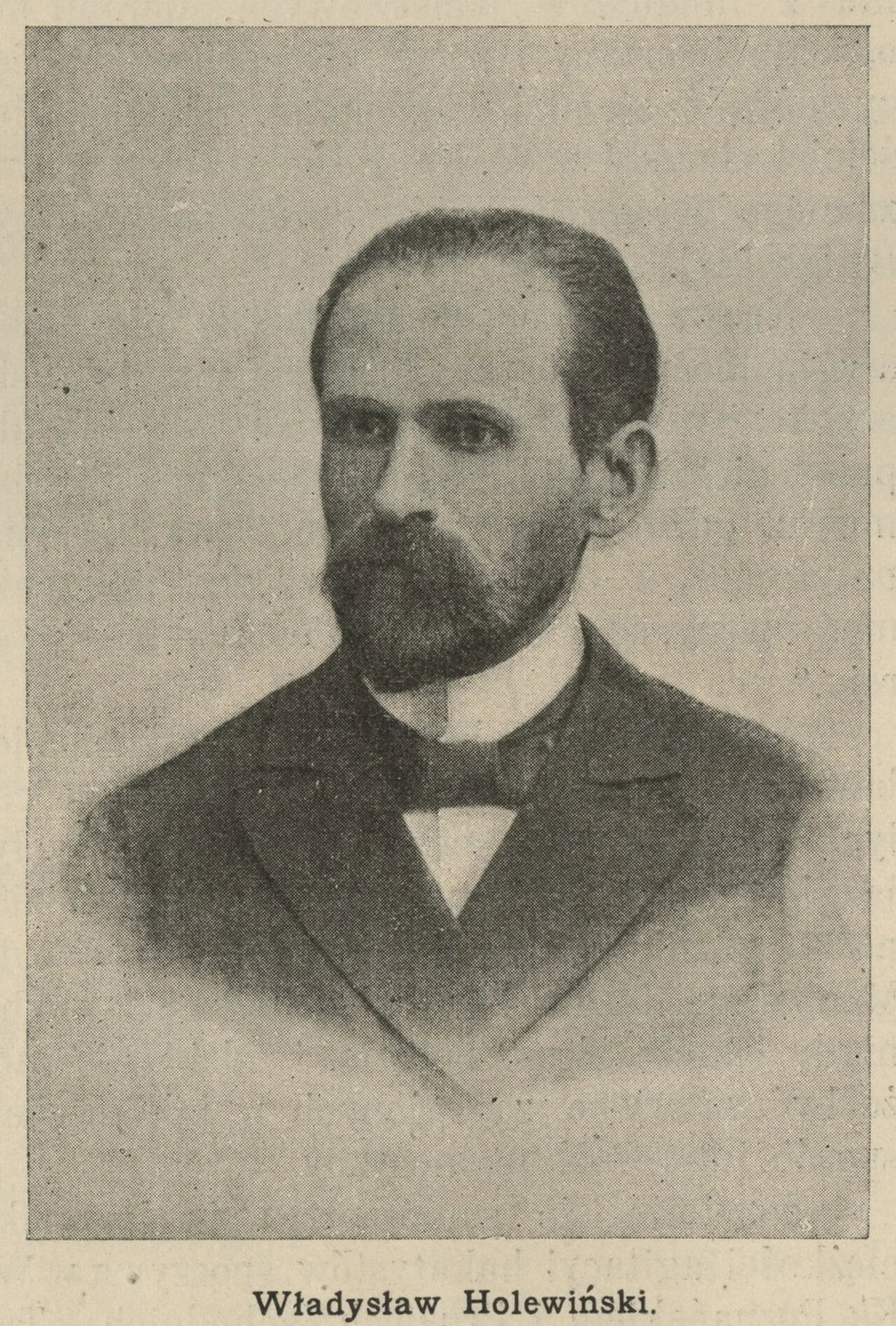 Porträt von Władysław Holewiński (1834–1919) – Gedenkseite