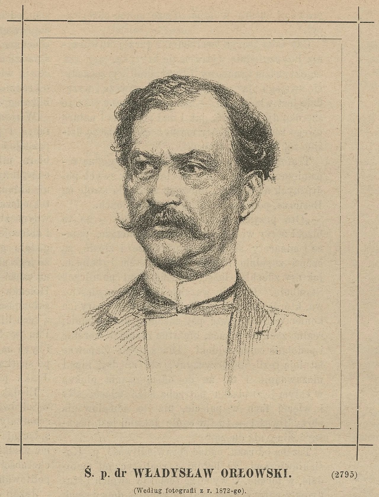 Portrait of Władysław Orłowski (1835–1899) – memorial page