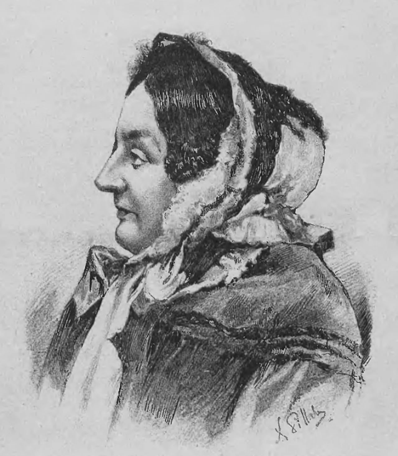 Porträt von Łucja Rautenstrauchowa (1798–1886) – Gedenkseite