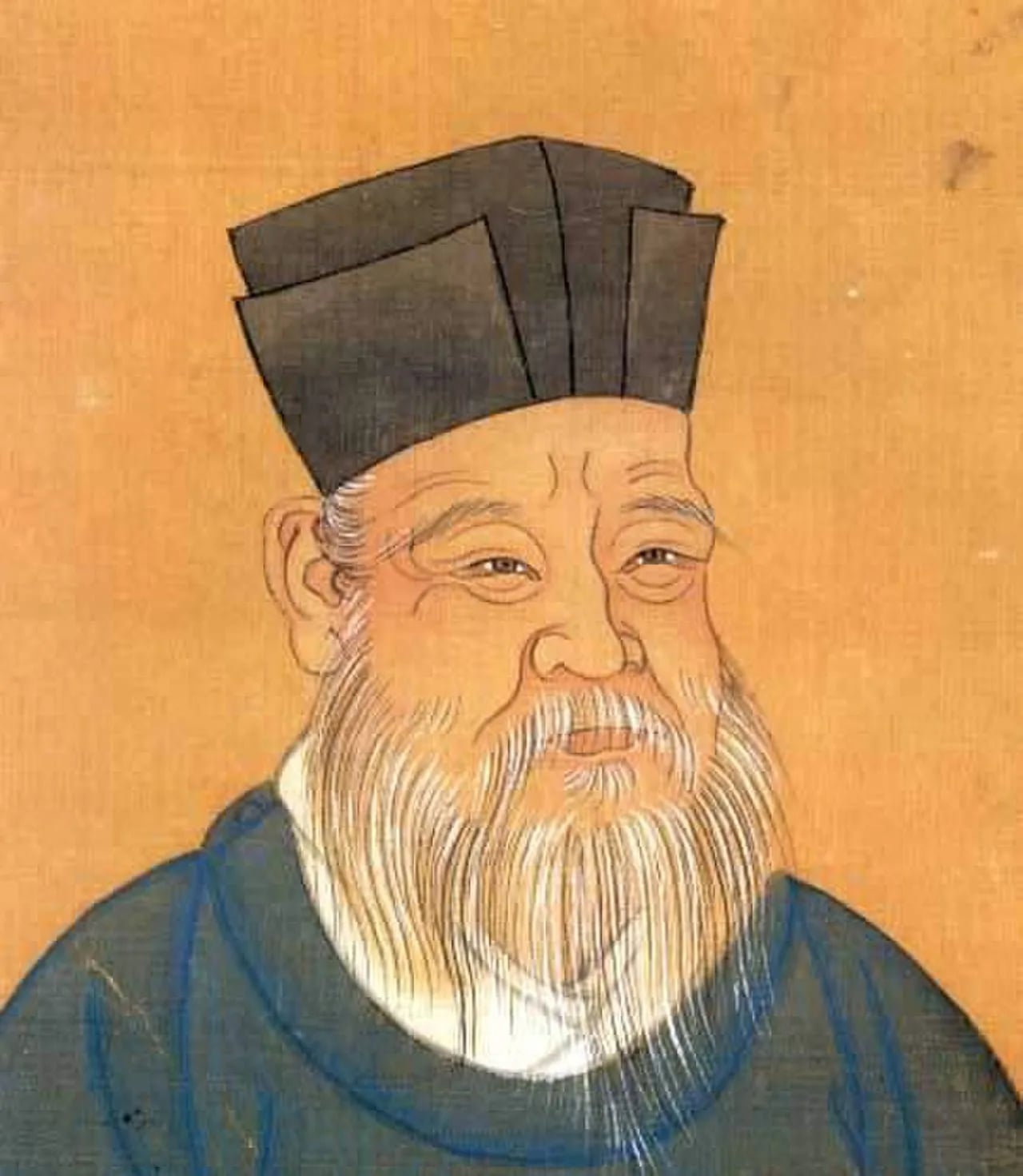 Porträt von Zhu Xi (1130–1200) – Gedenkseite