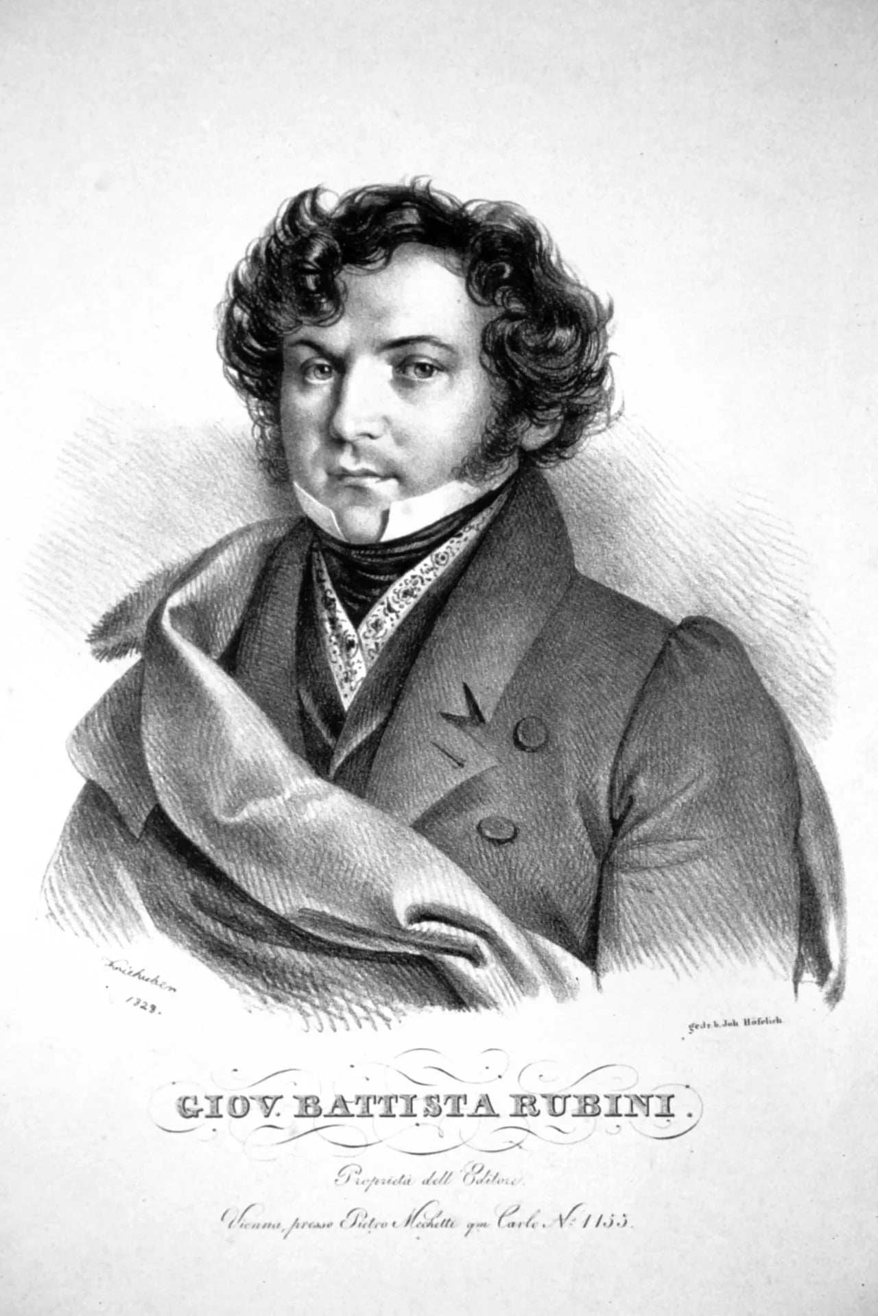 Portrait of Giovanni Battista Rubini (1794–1854) – memorial page