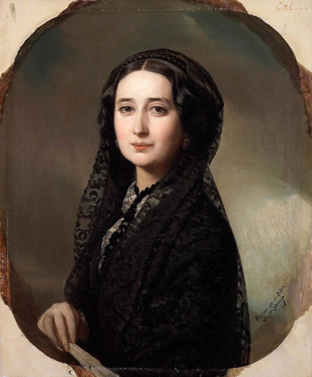 Porträt von Carolina Coronado (1820–1911) – Gedenkseite