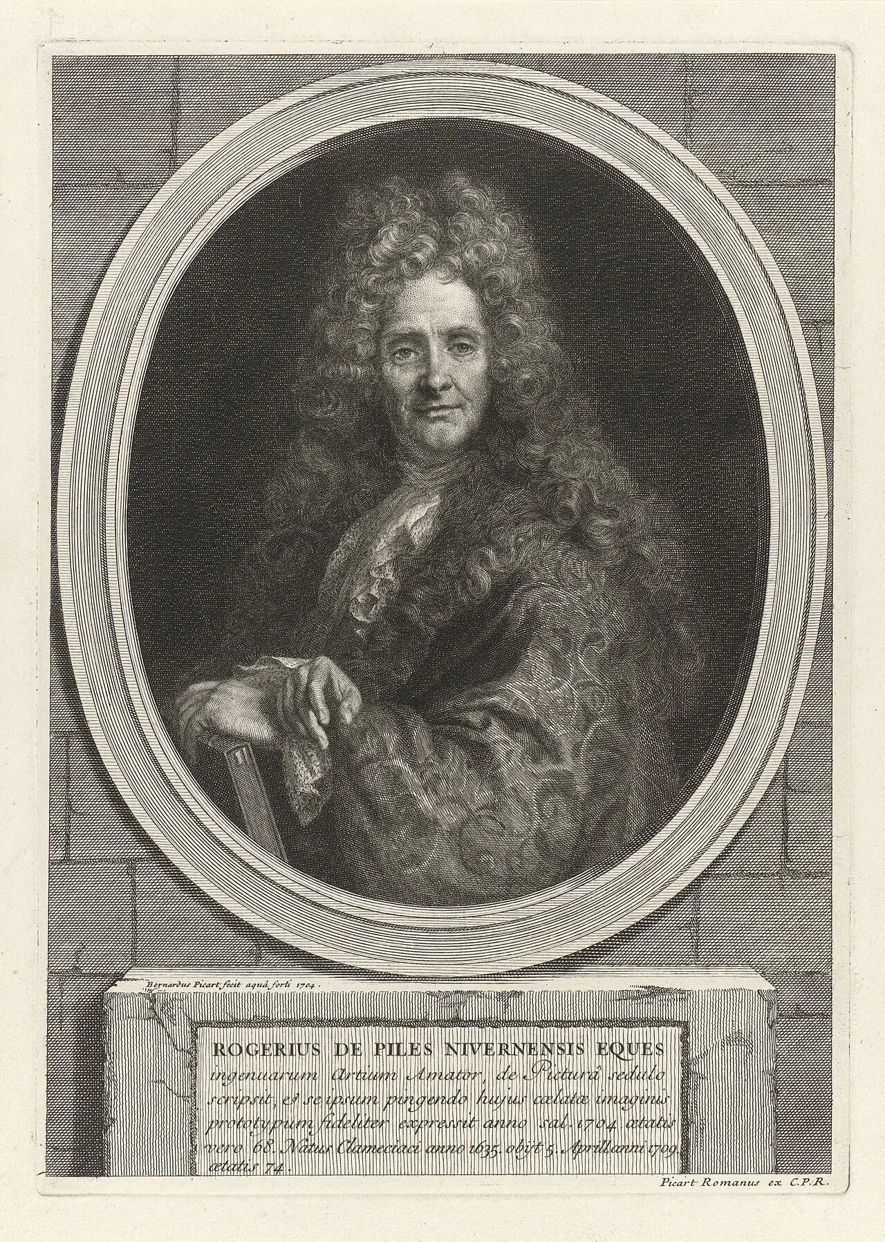 Portrait of Roger de Piles (1635–1709) – memorial page