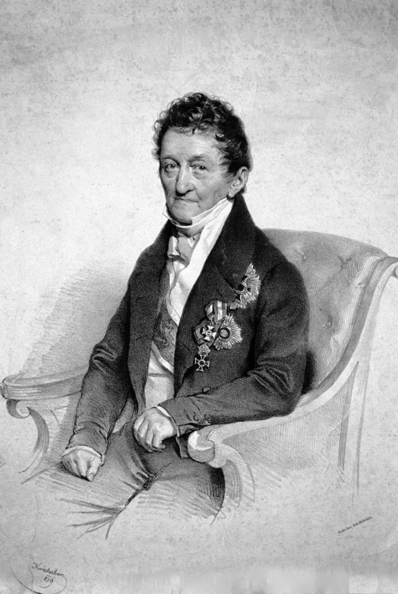 Portrait of Johann Peter Theodor von Wacquant-Geozelles (1754–1844) – memorial page