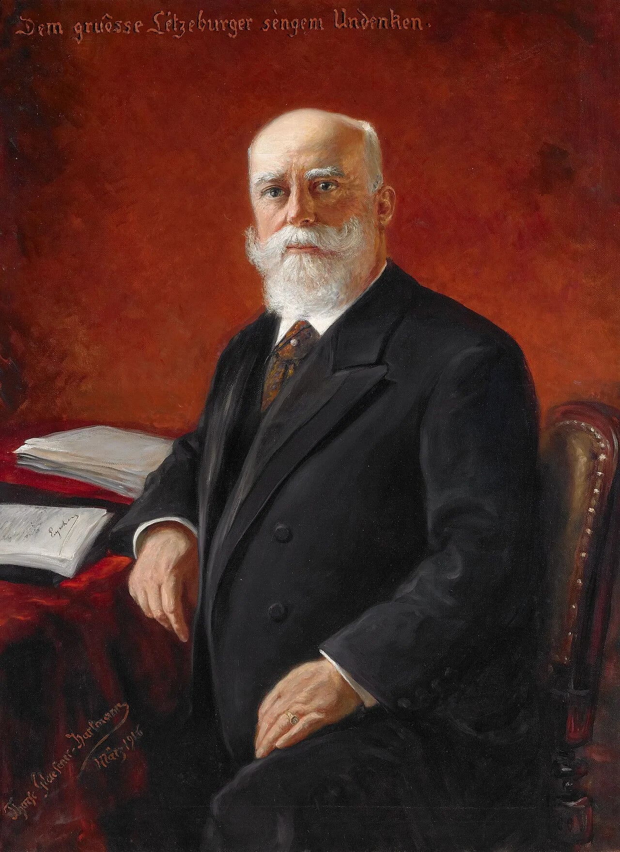 Porträt von Paul Eyschen (1841–1915) – Gedenkseite