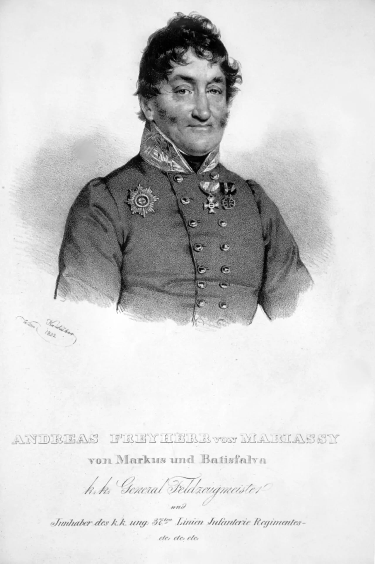 Portrait of Andreas Mariássy (1759–1846) – memorial page