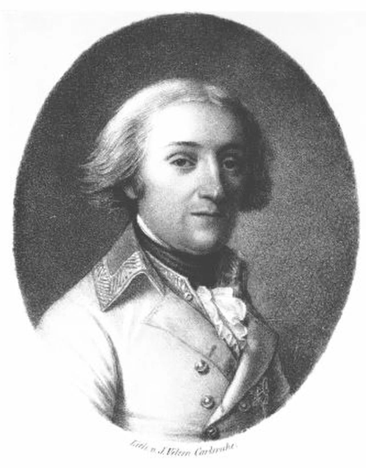 Porträt von Karl Aloys zu Fürstenberg (1760–1799) – Gedenkseite