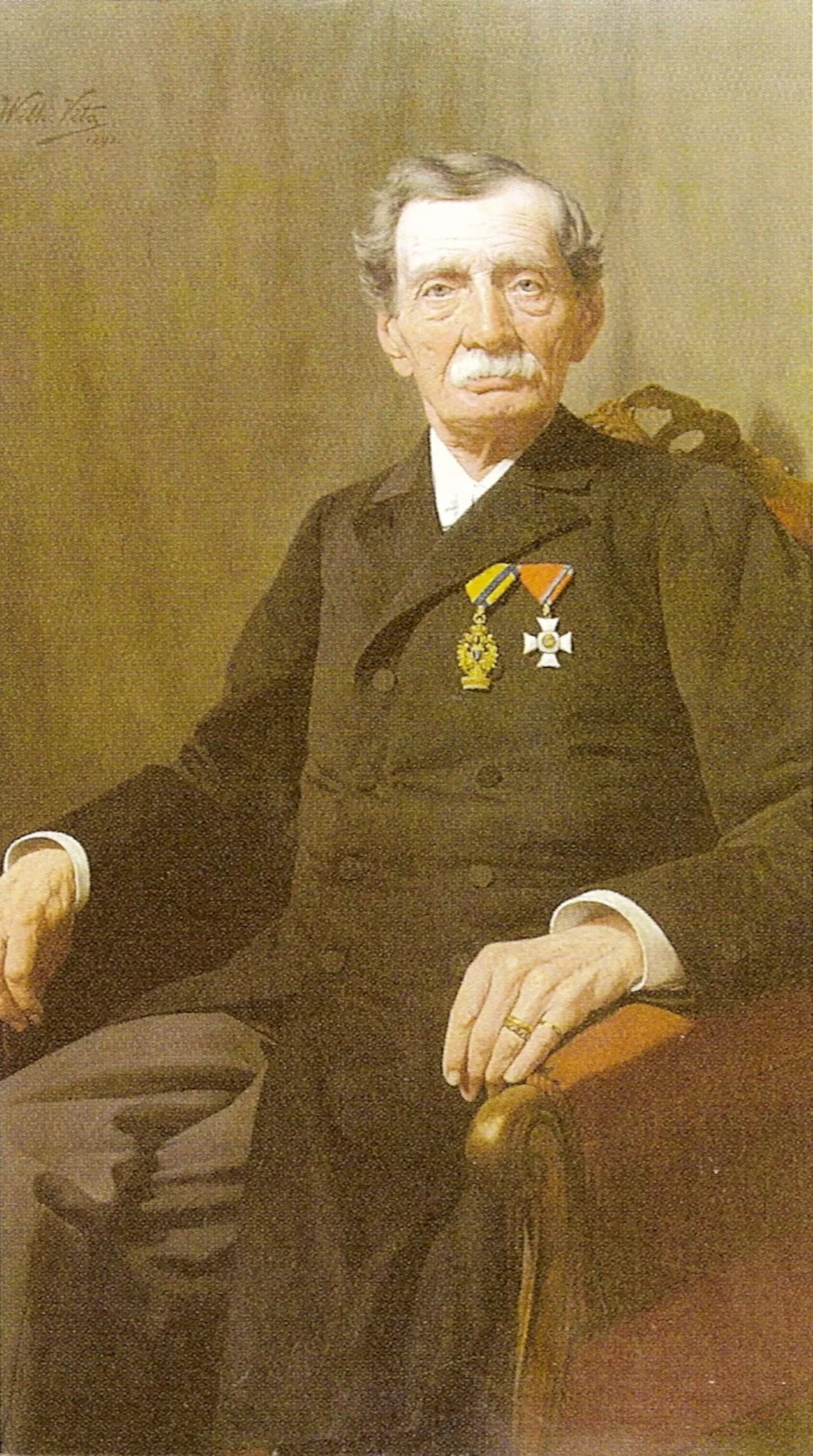 Porträt von Viktor Drouot (1811–1897) – Gedenkseite