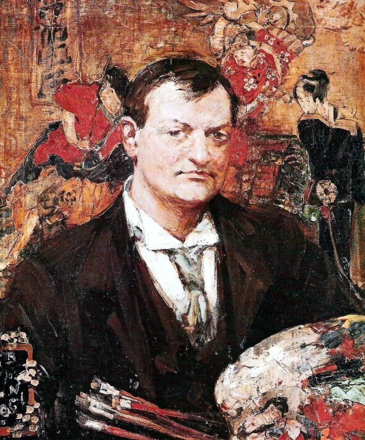 Porträt von Edward Atkinson Hornel (1864–1933) – Gedenkseite