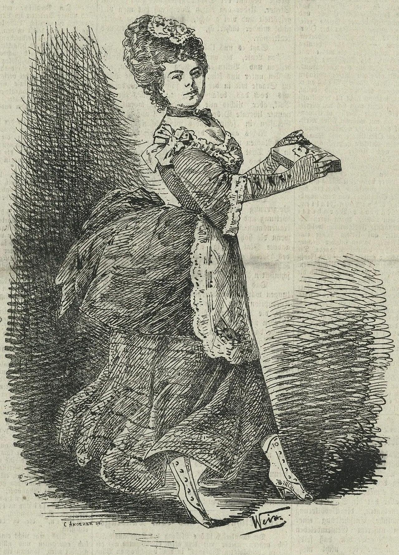 Porträt von Lory Stubel (1848–1922) – Gedenkseite
