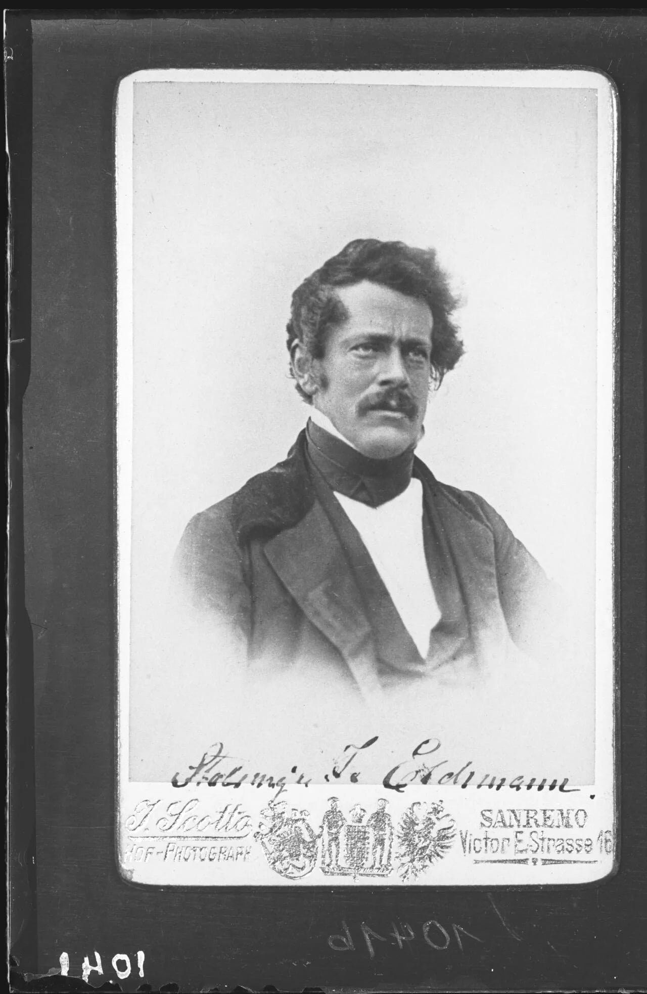 Porträt von Johannes Eschmann (1808–1852) – Gedenkseite