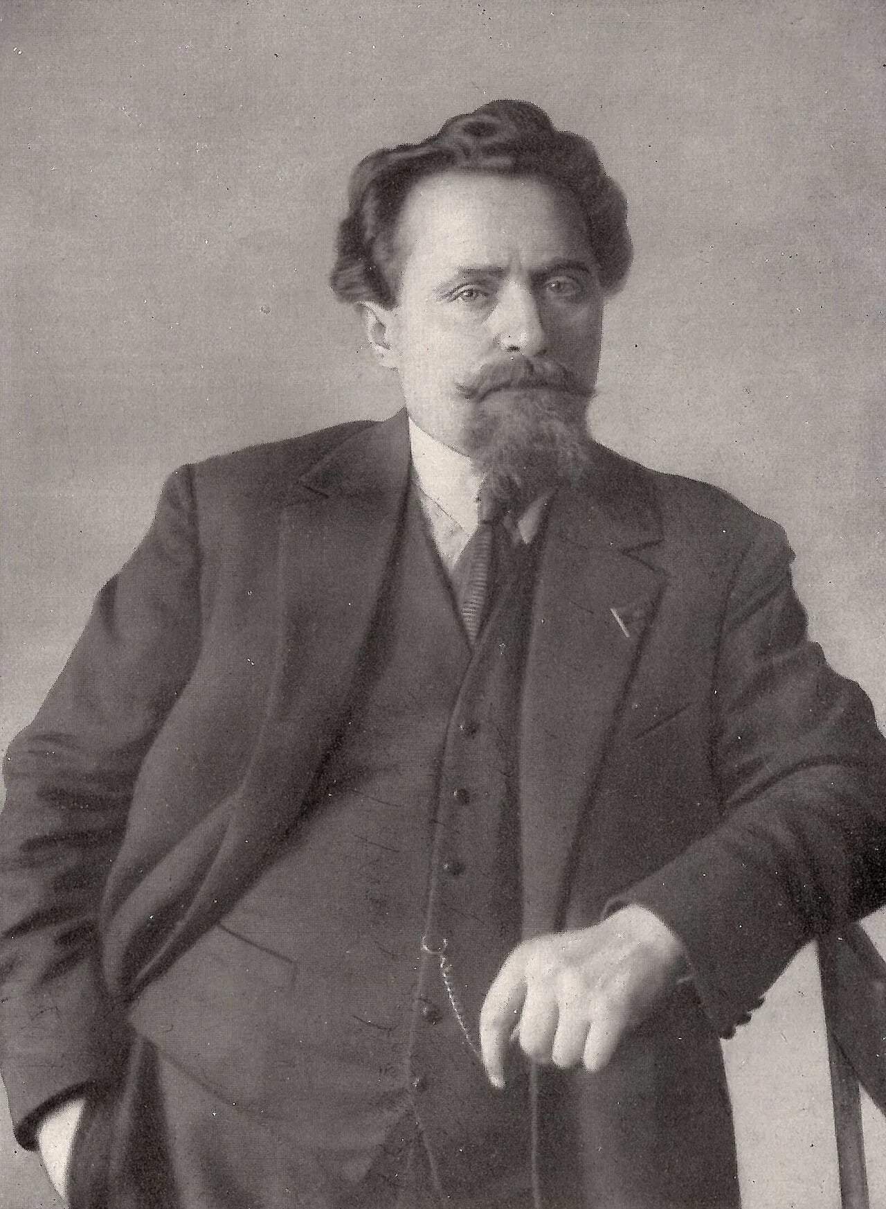 Porträt von Solomon Abramowitsch Losowski (1878–1952) – Gedenkseite