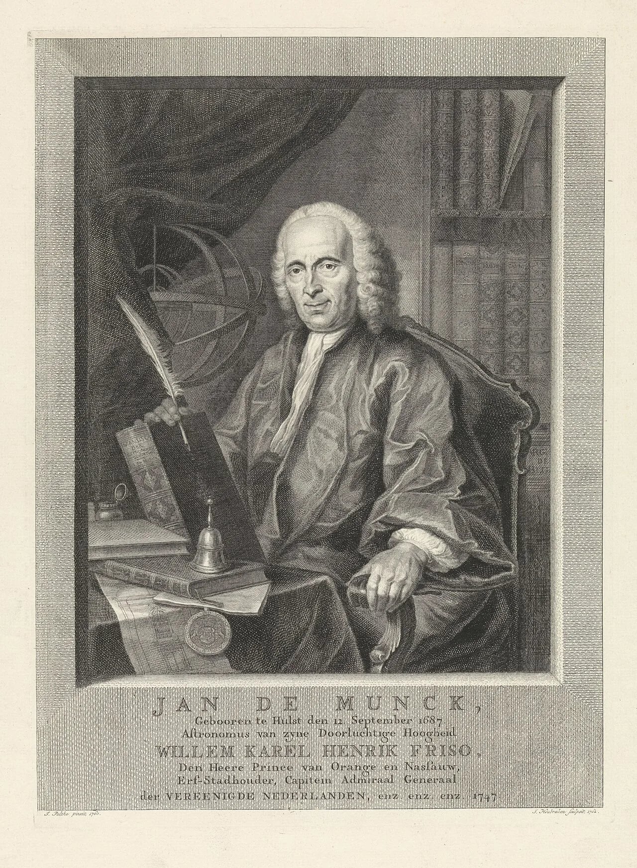 Portrait of Jan de Munck (1687–1760) – memorial page